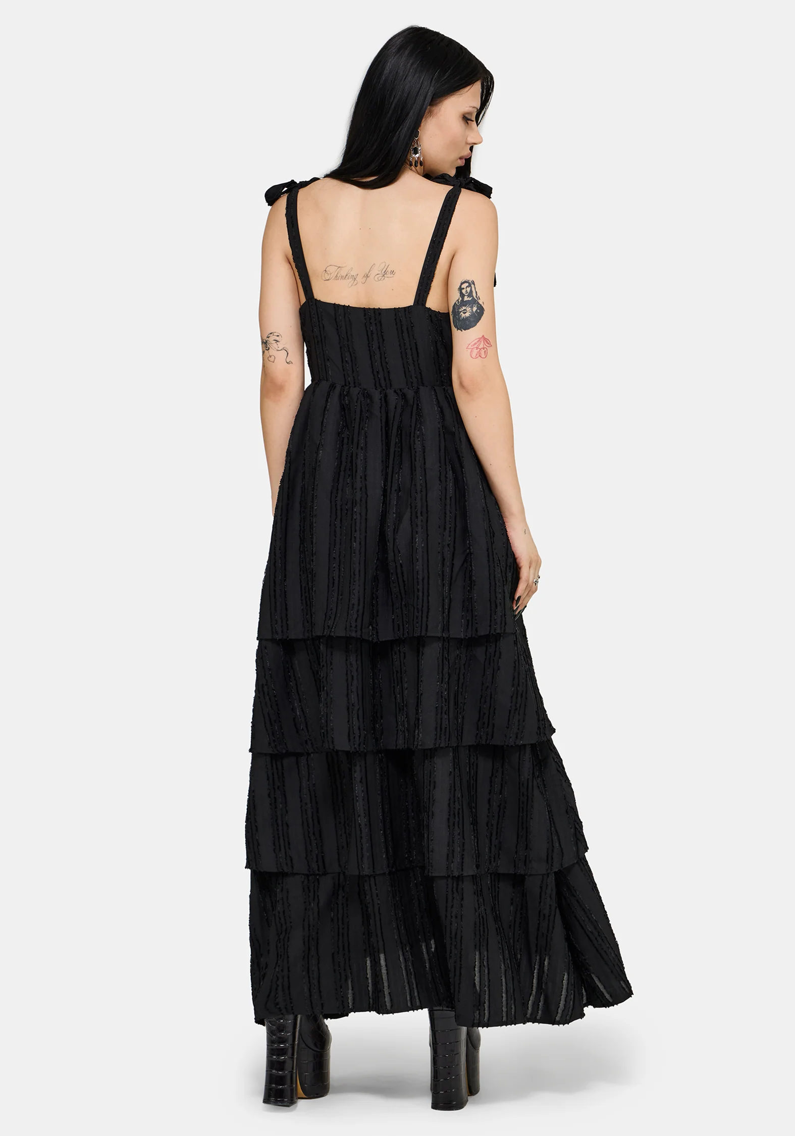 Acantha Tiered Front Split Gown - Image 4