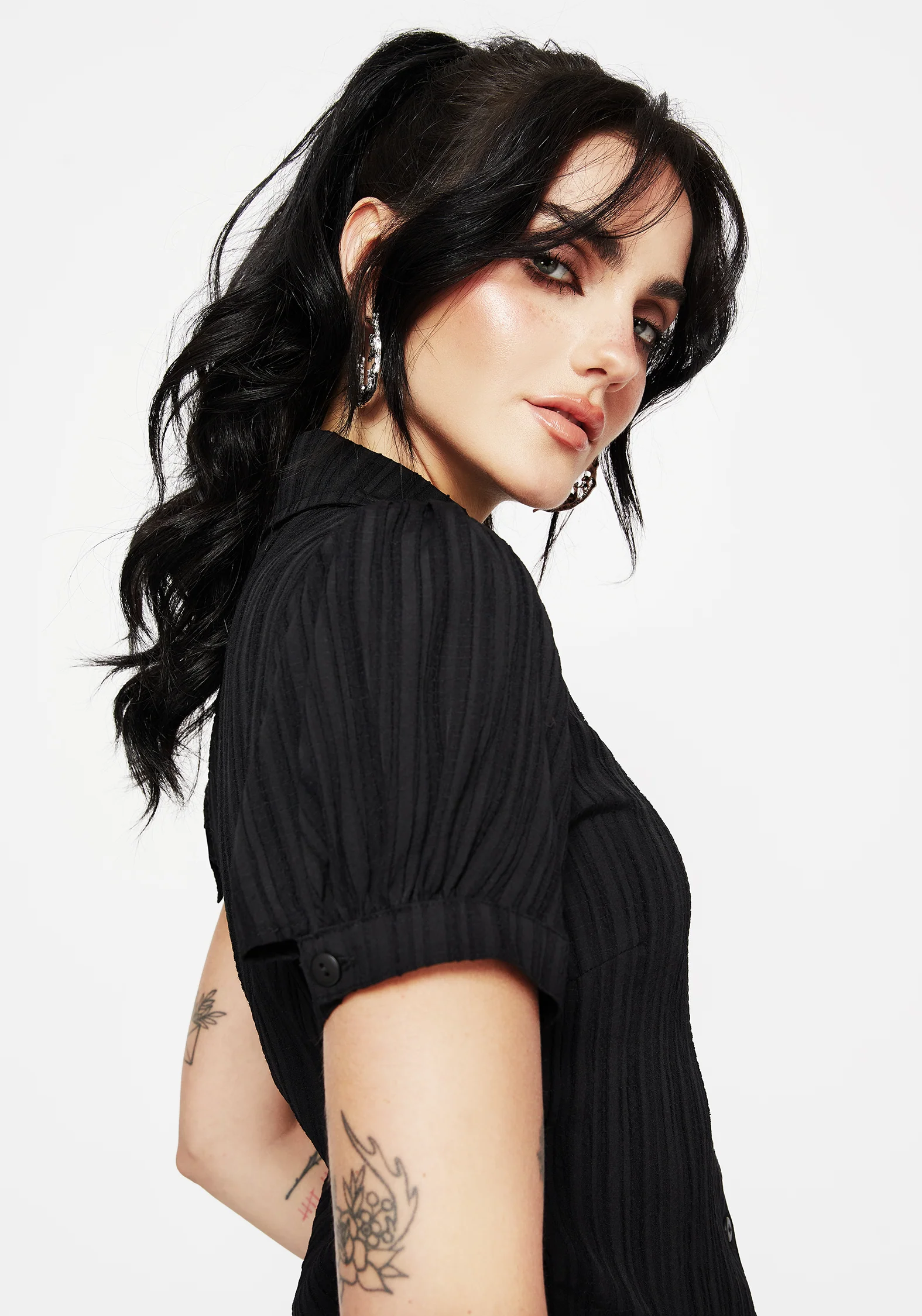 Alcina Puff Sleeve Crop Top - Image 5