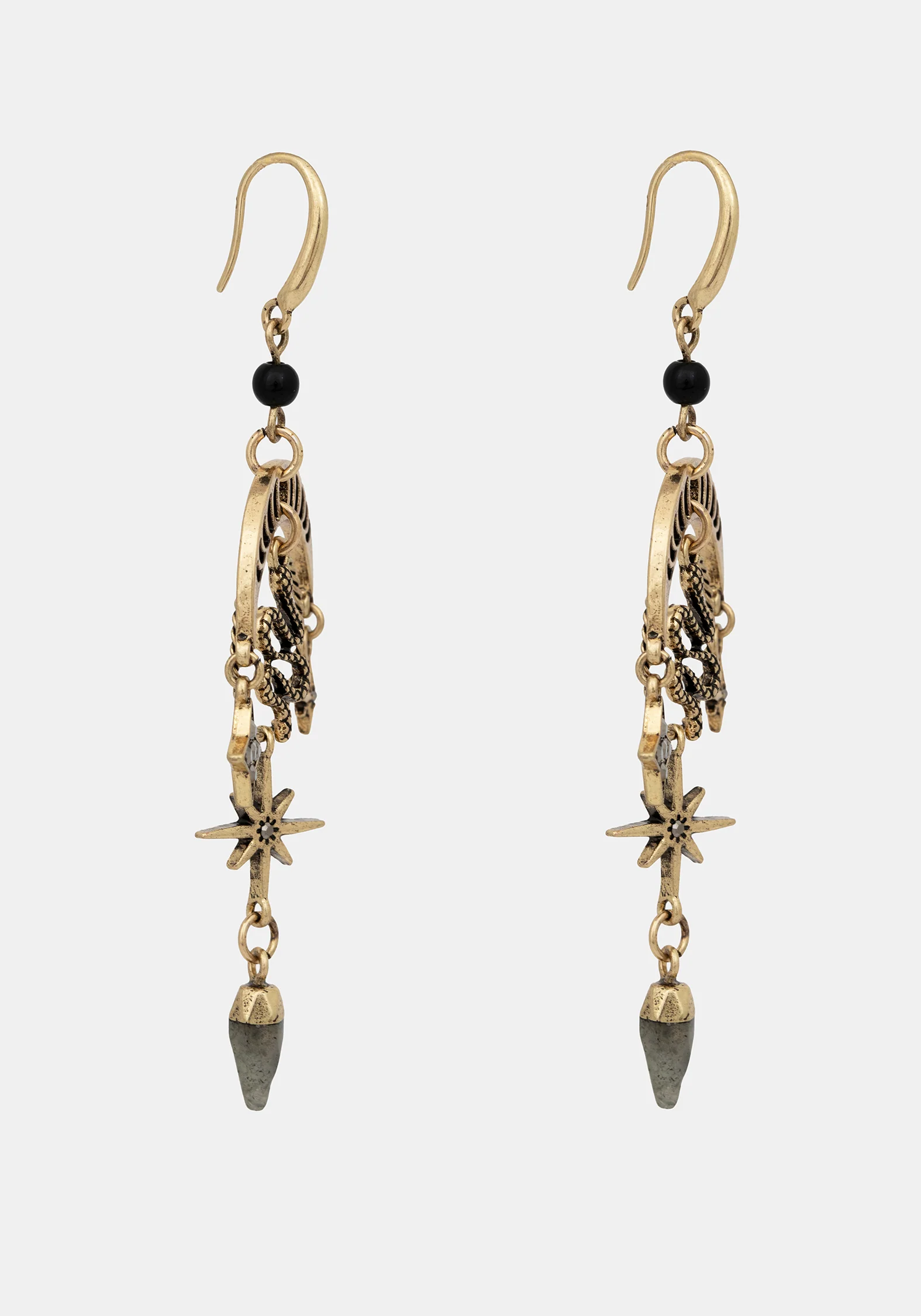 Alexen Snake Moon Earrings - Image 4