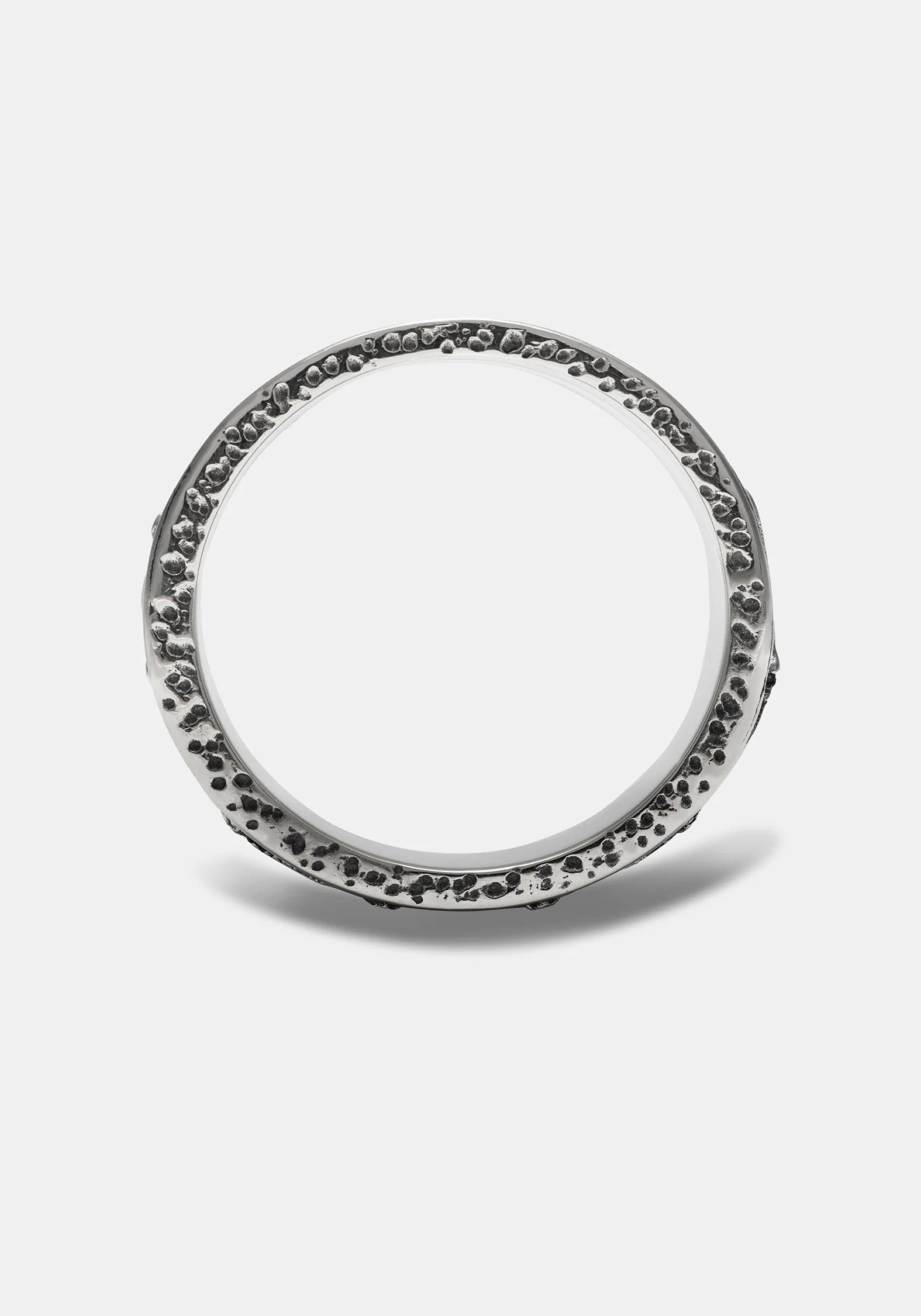 Amorata Lovers Sterling Silver Band - 9mm - Image 6