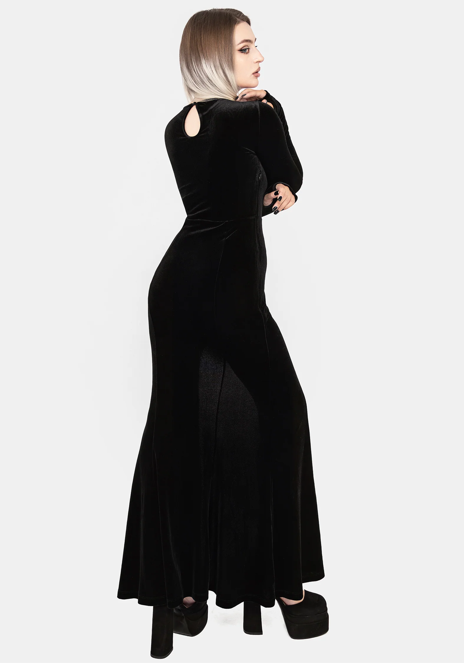 Antivenom Spider Cut Out Mesh Gown - Image 3