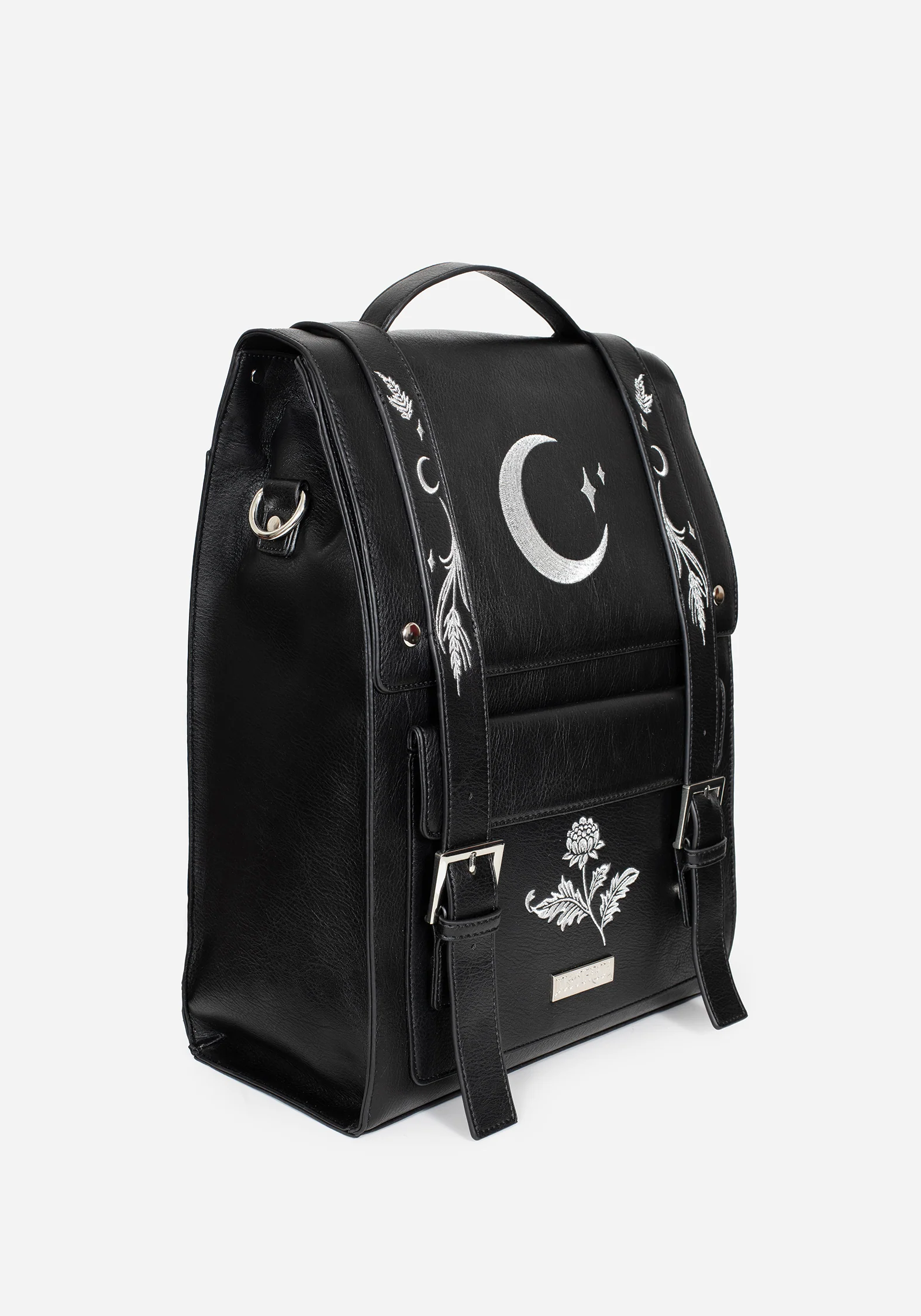 Aradia Embroidered Satchel Bag - Image 3