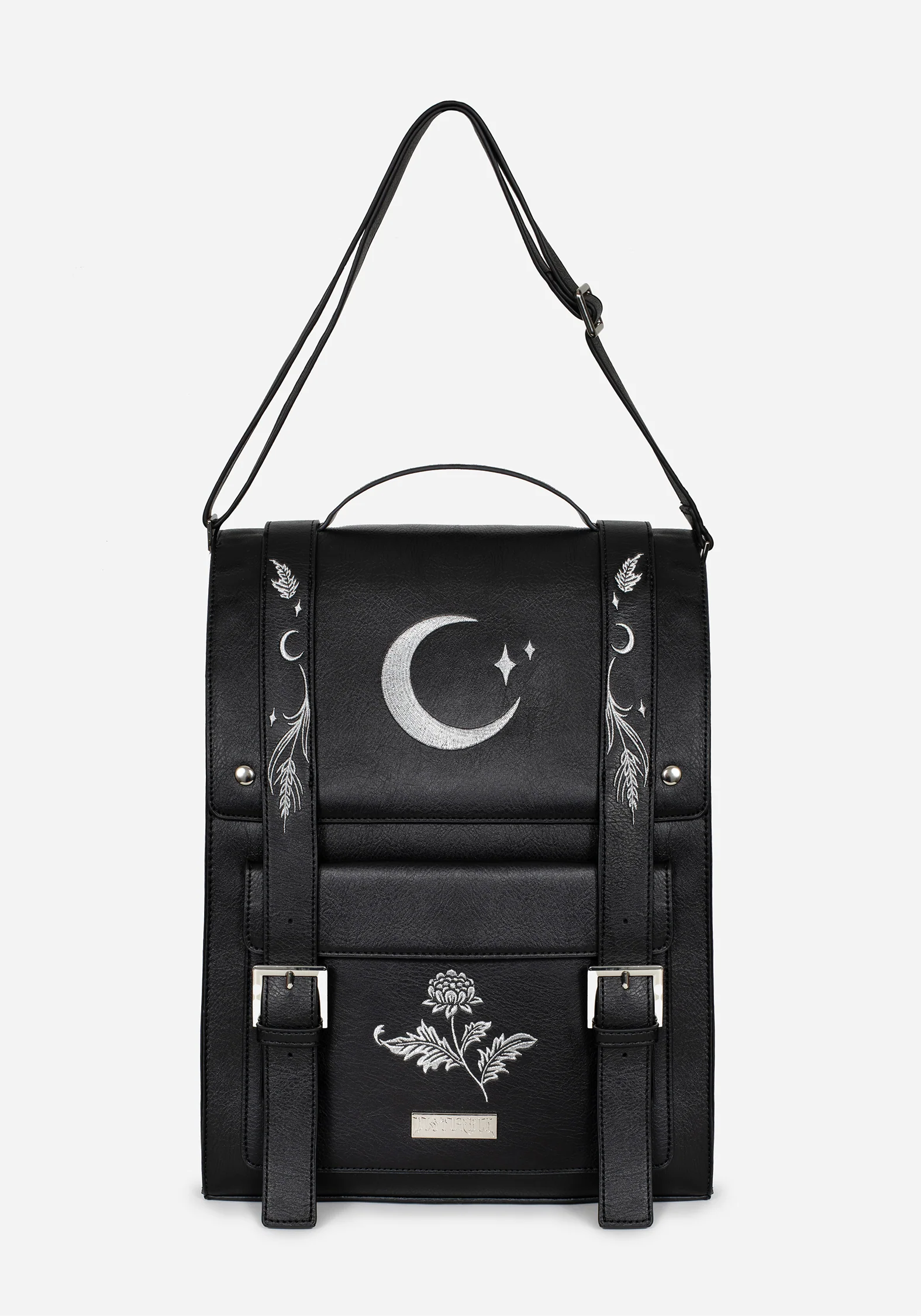 Aradia Embroidered Satchel Bag - Image 8