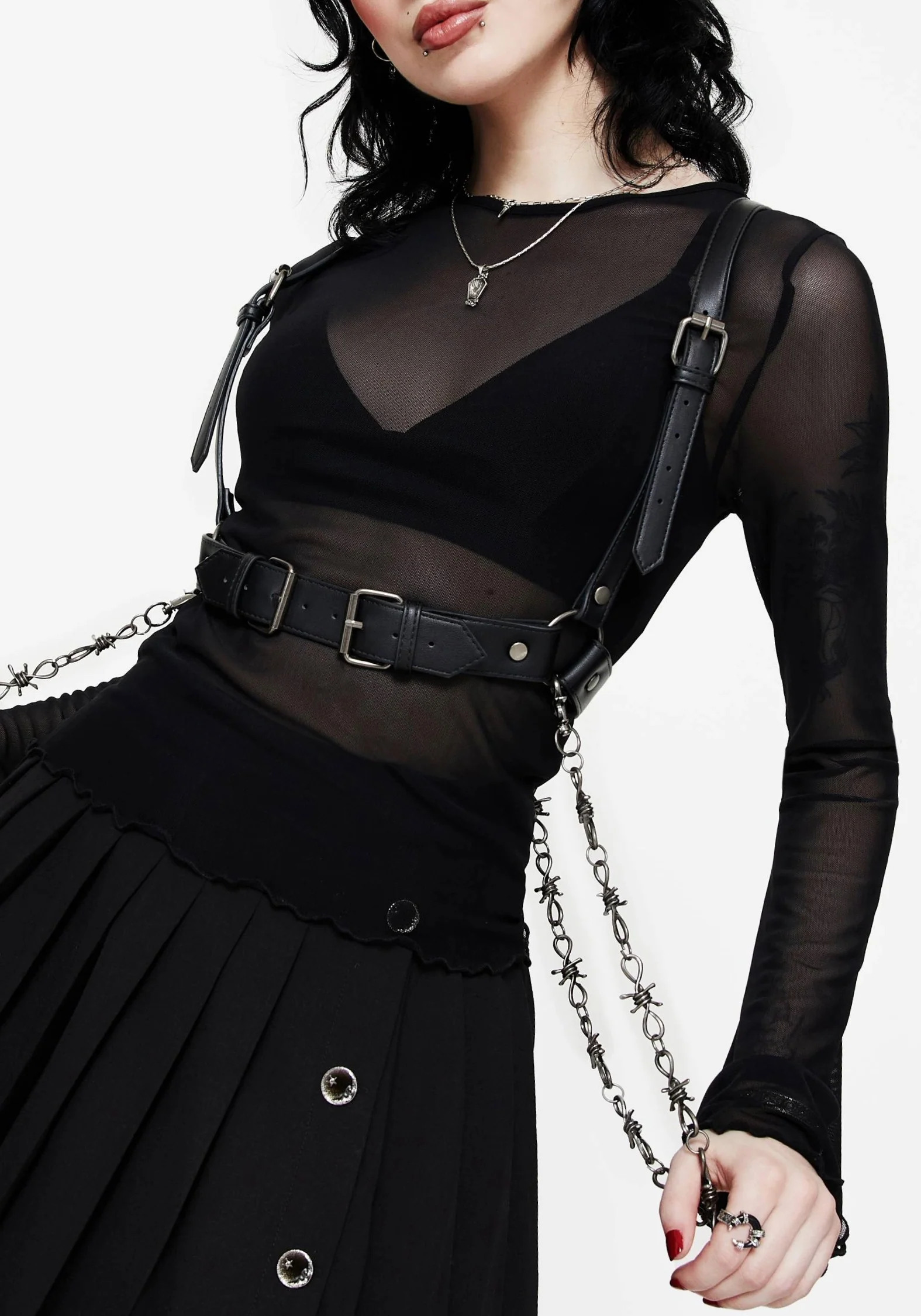 Arboreal Barbed Wire Detail Harness