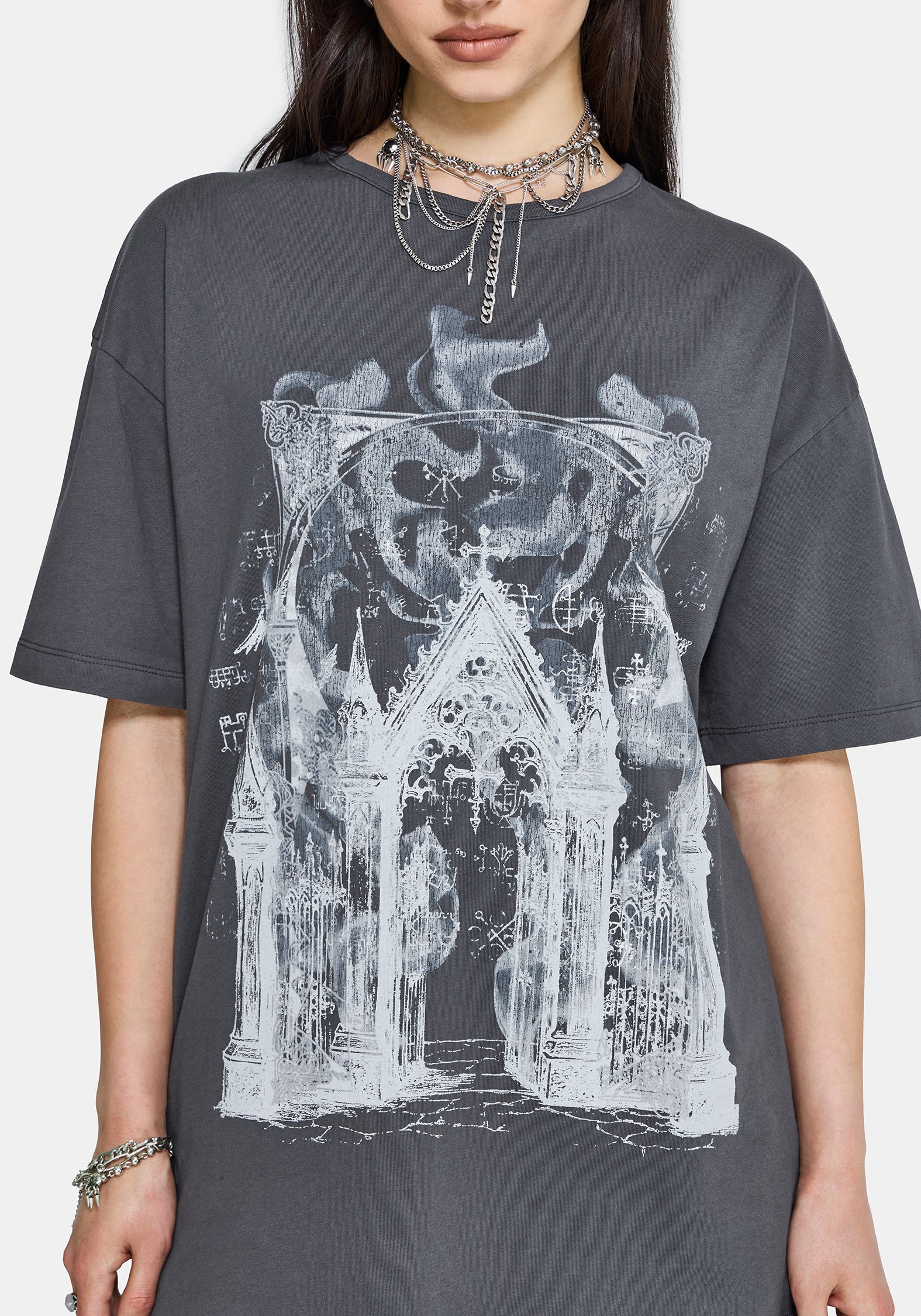 Asha Washed Boyfriend T-Shirt - Image 2