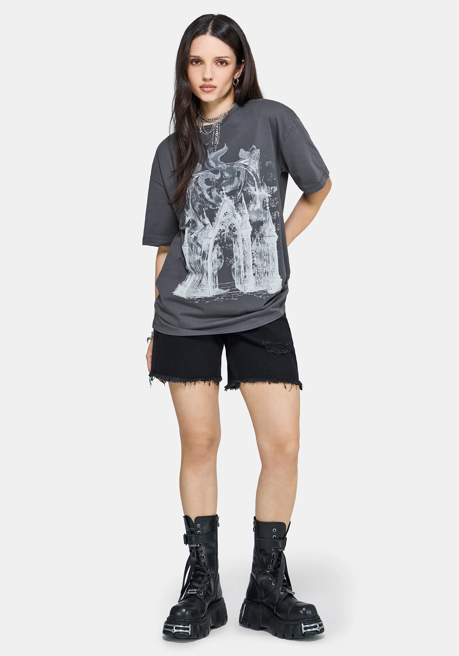 Asha Washed Boyfriend T-Shirt - Image 6