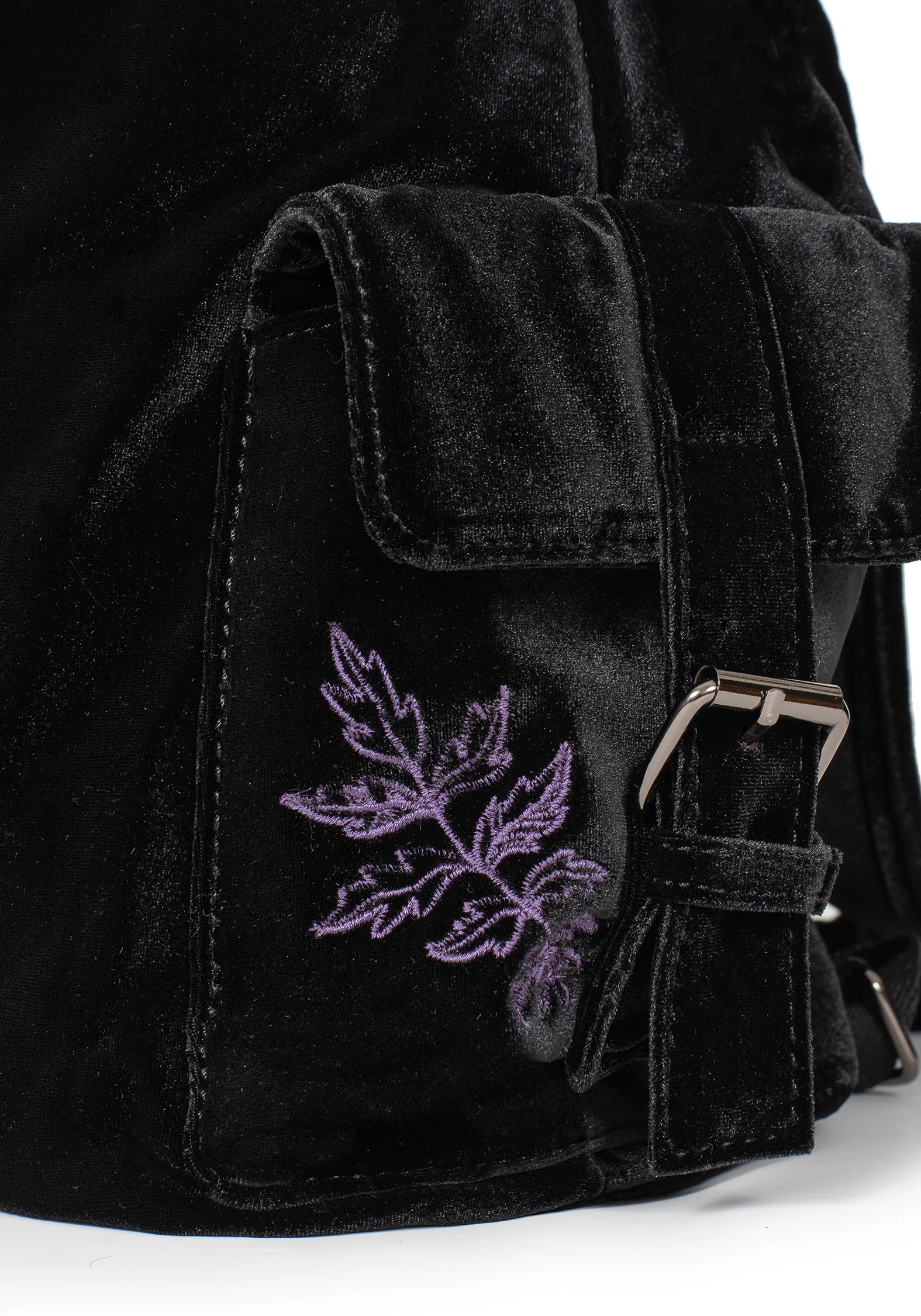 Atropos Moth Embroidered Satchel Backpack - Image 9