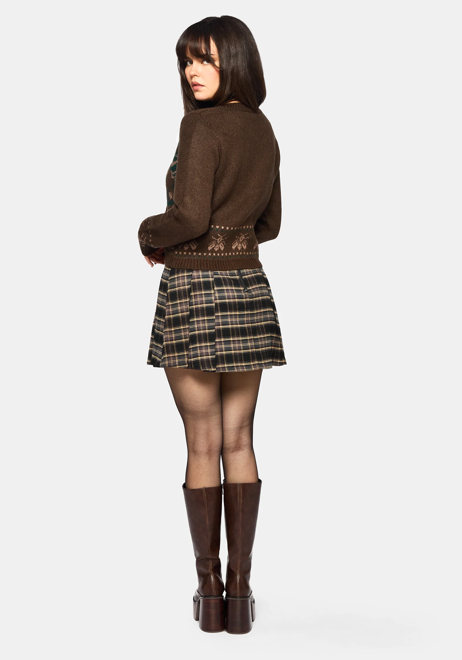 Aura Dragon Jacquard Knit Cardigan - Image 3
