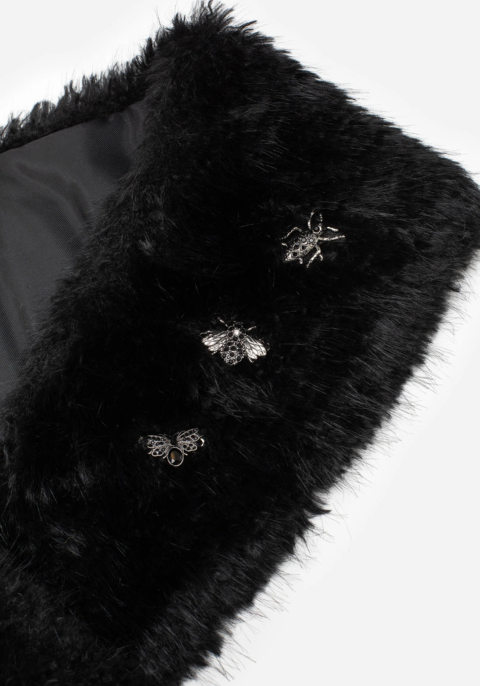 Aven Bug Faux Fur Scarf Collar - Image 8