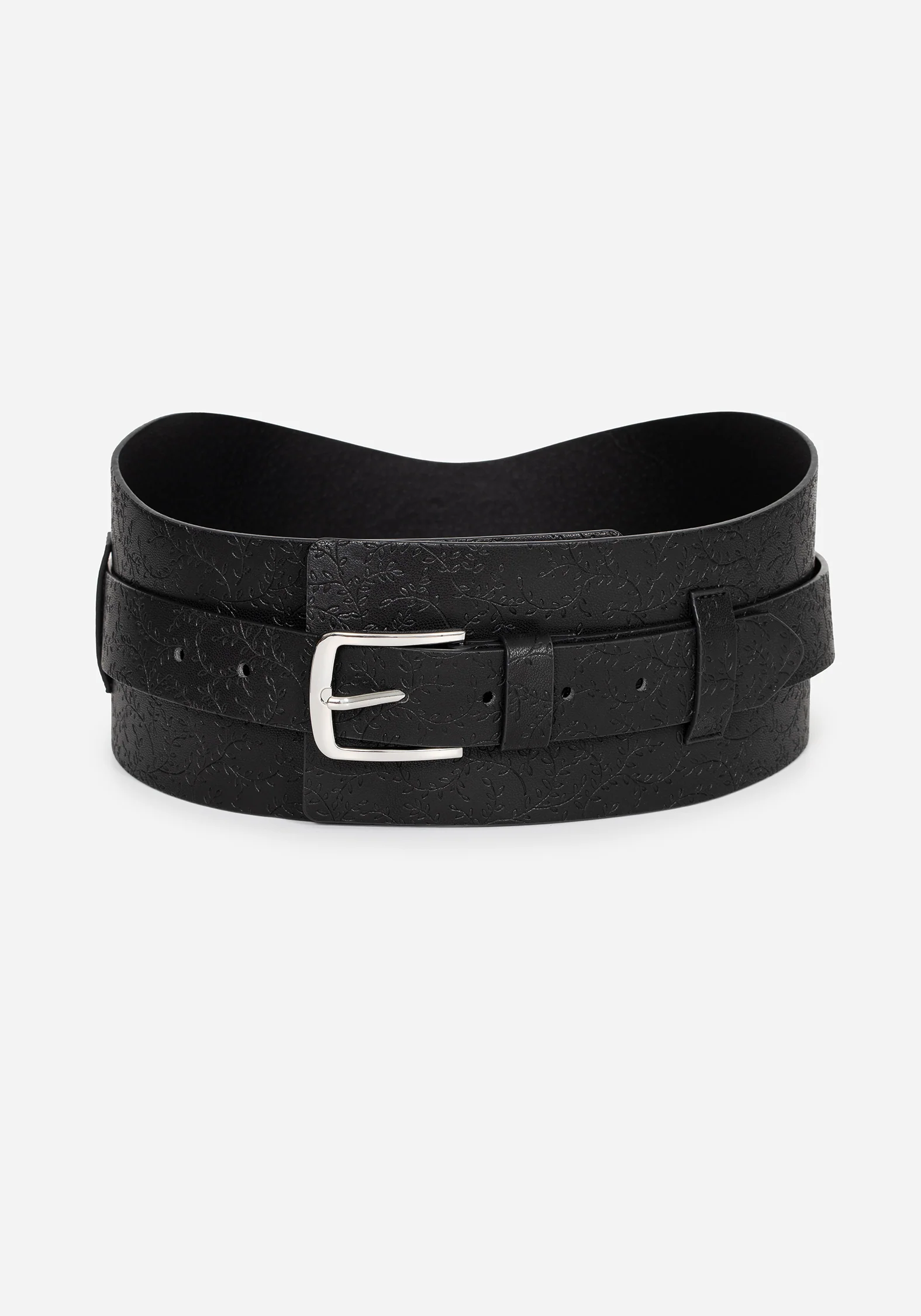 Bathory Floral Embossed Waist Belt - Image 8
