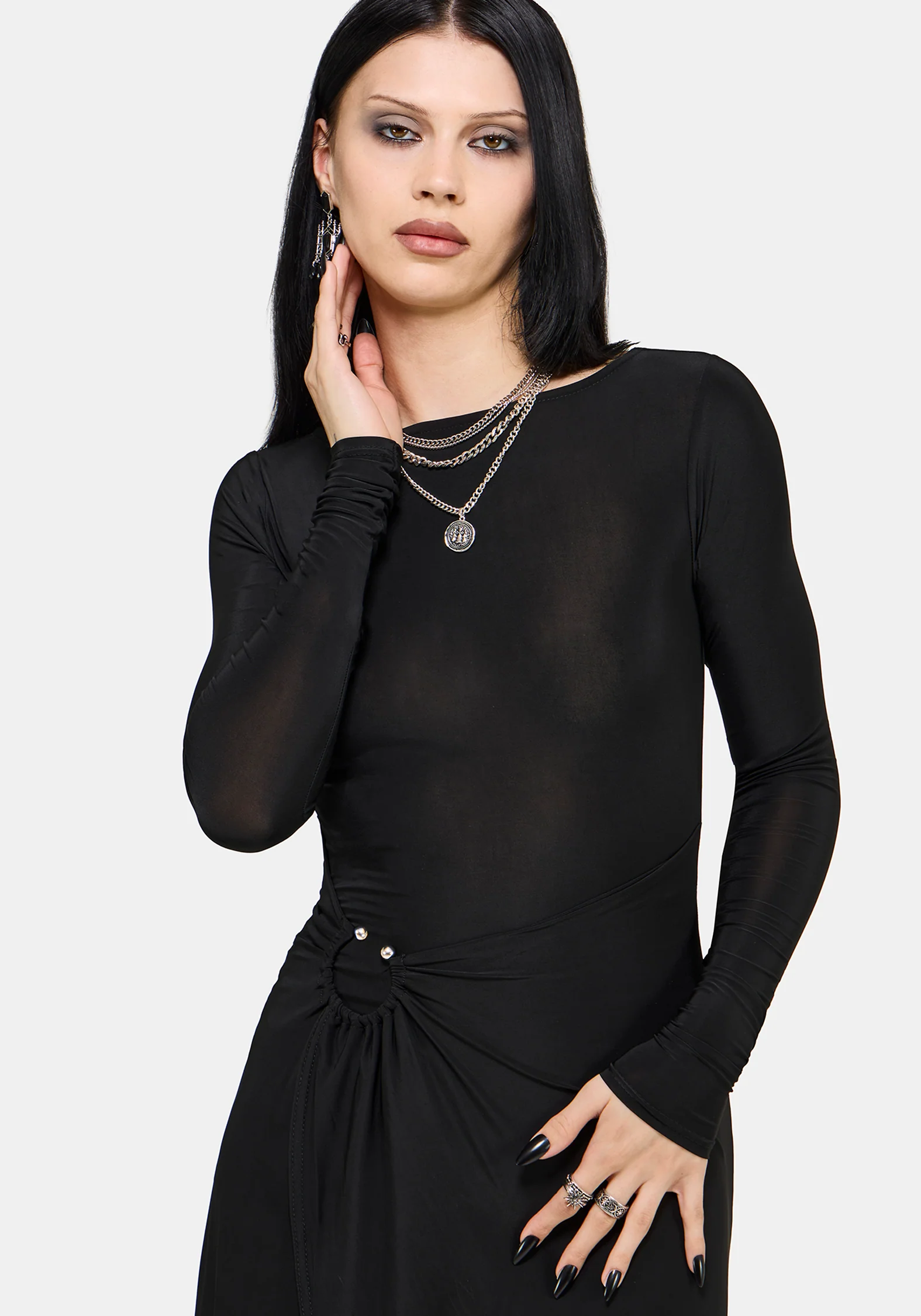 Bellamira Ring Waist Midaxi Dress - Image 3