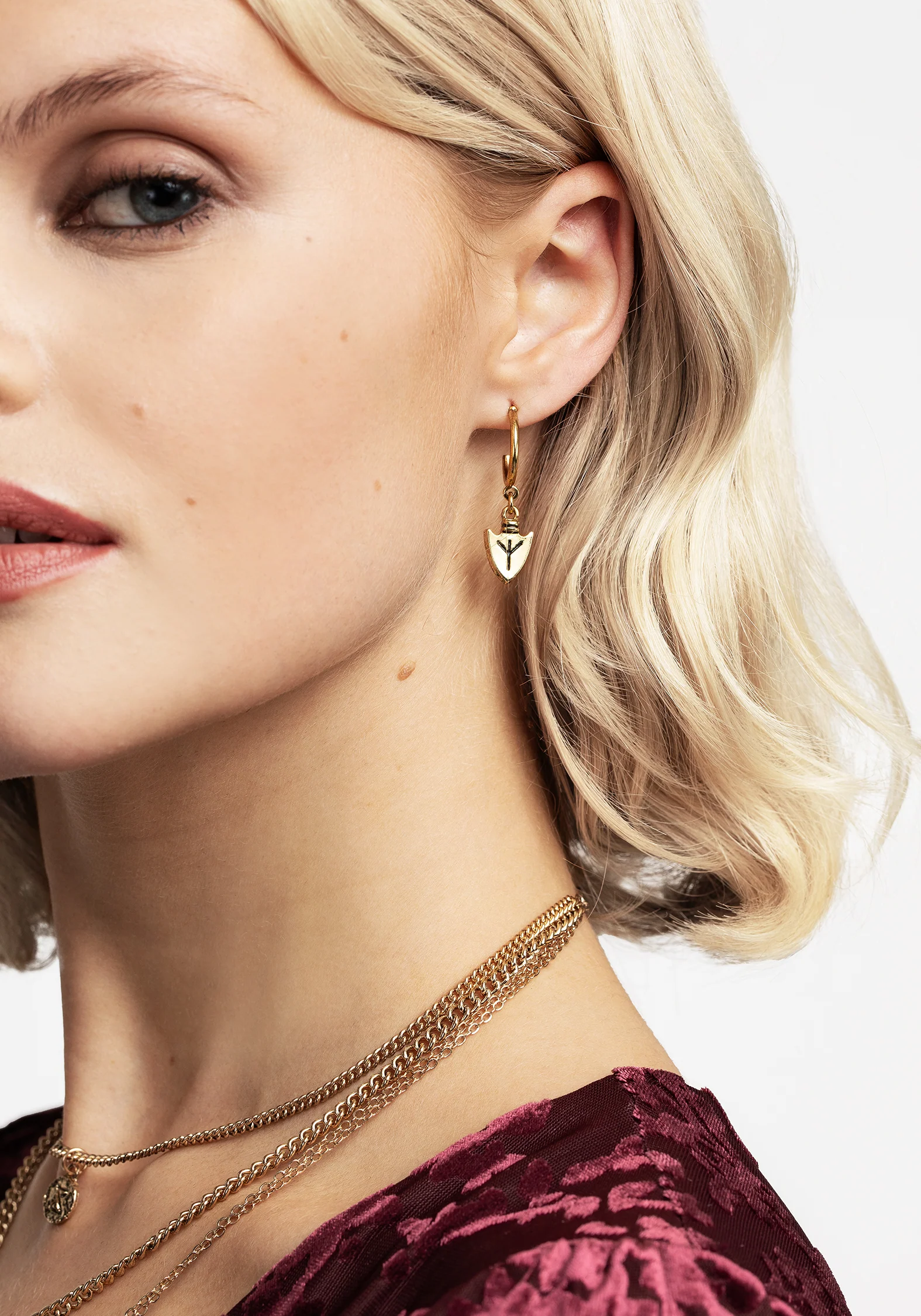 Brunnhilde Earrings - Gold - Image 6
