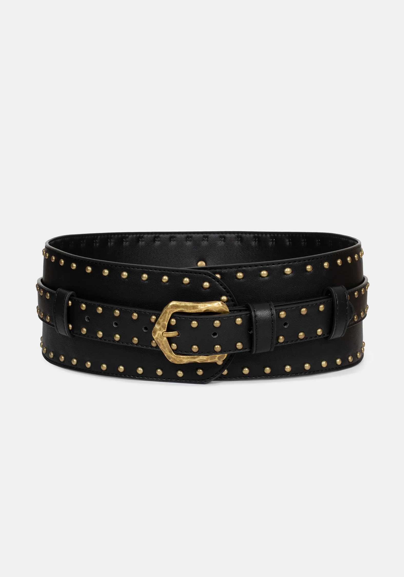 Brux Rivet Detail Buckled Waist Belt - Image 4