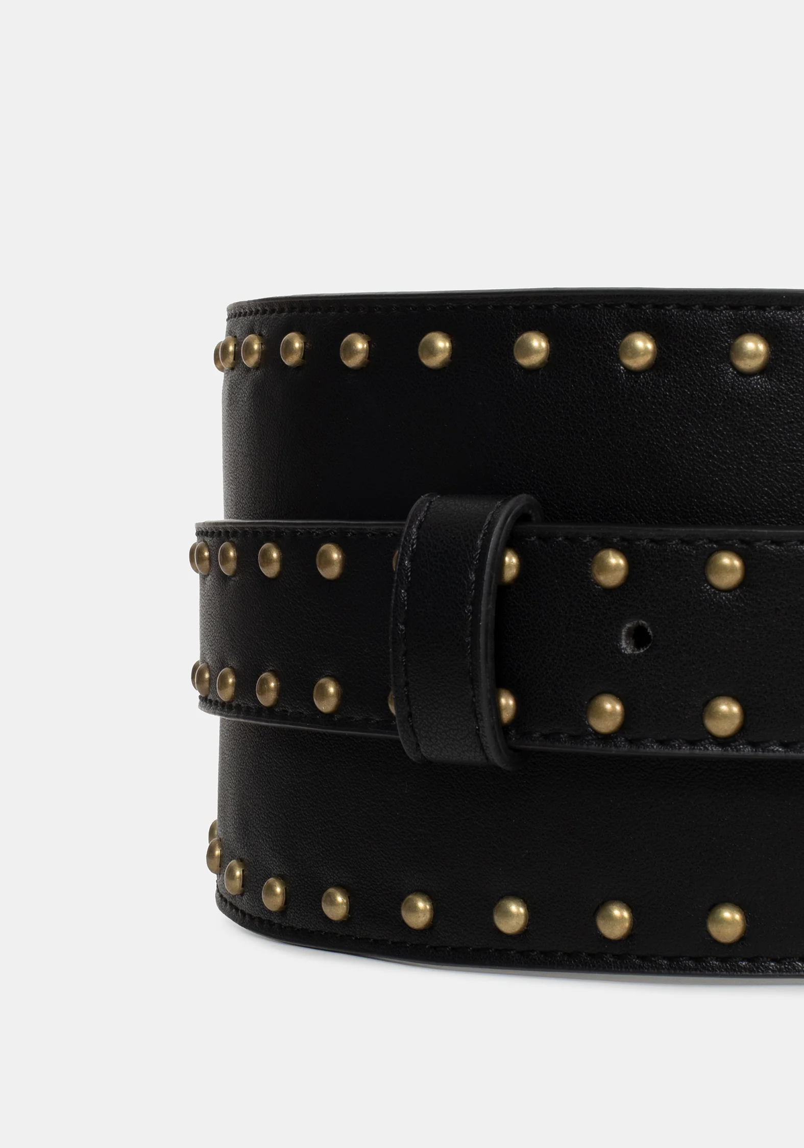 Brux Rivet Detail Buckled Waist Belt - Image 5