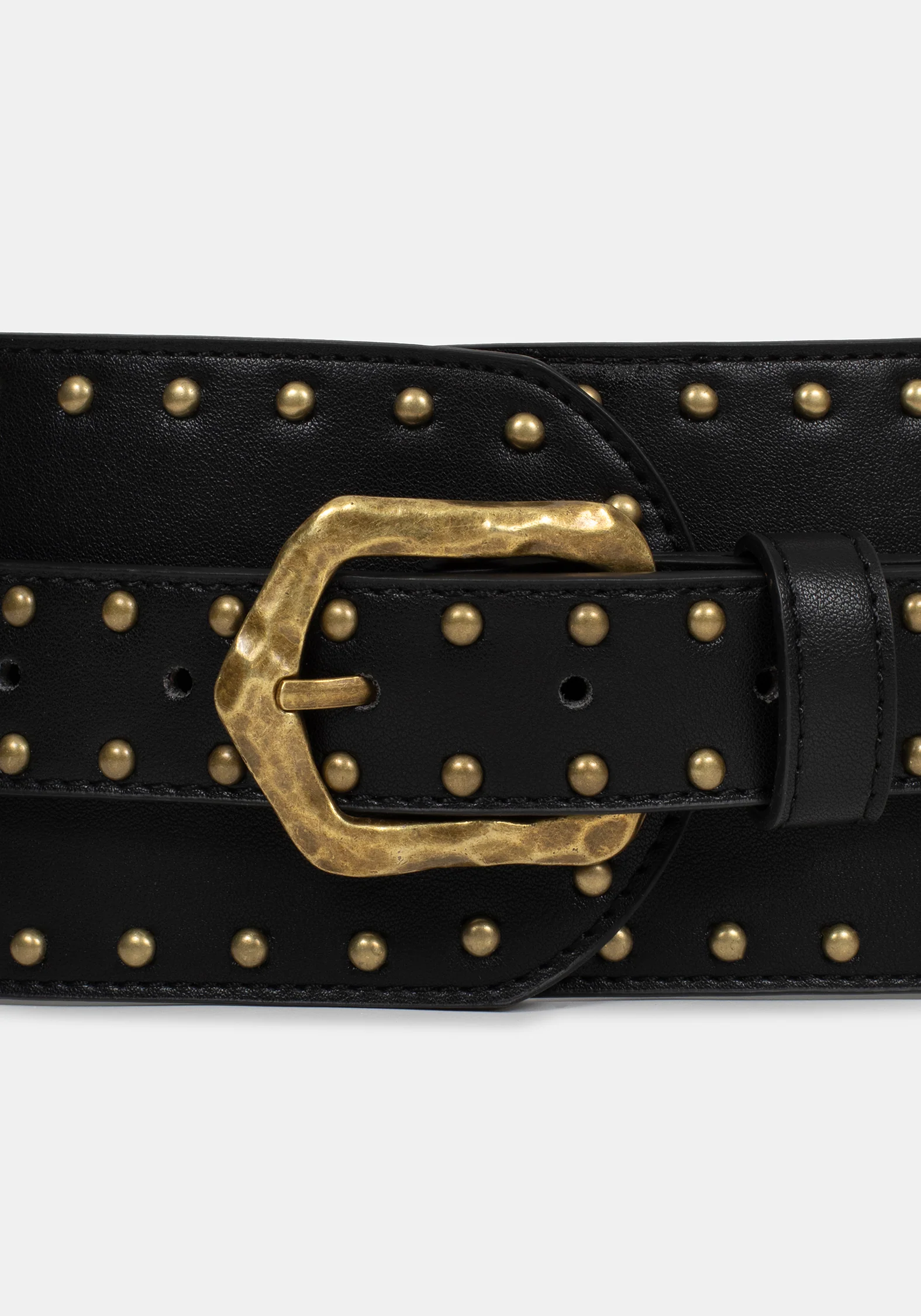 Brux Rivet Detail Buckled Waist Belt - Image 7