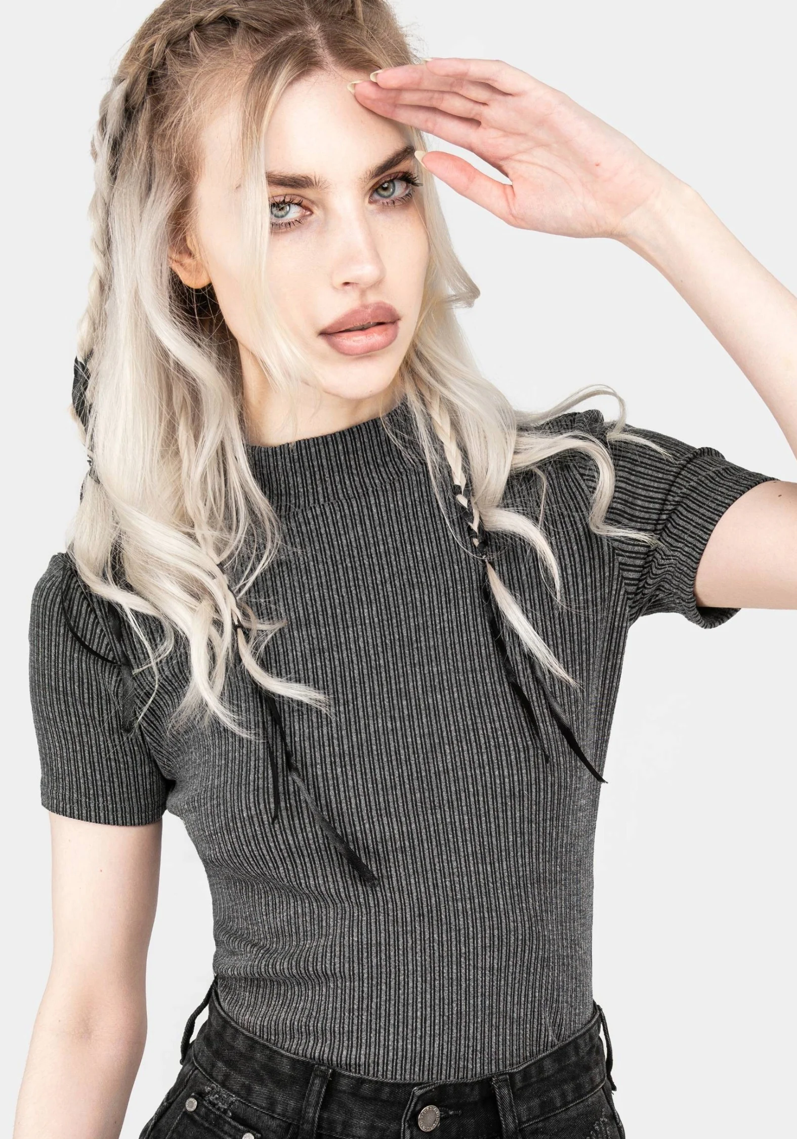 Bryony Striped Crop Top