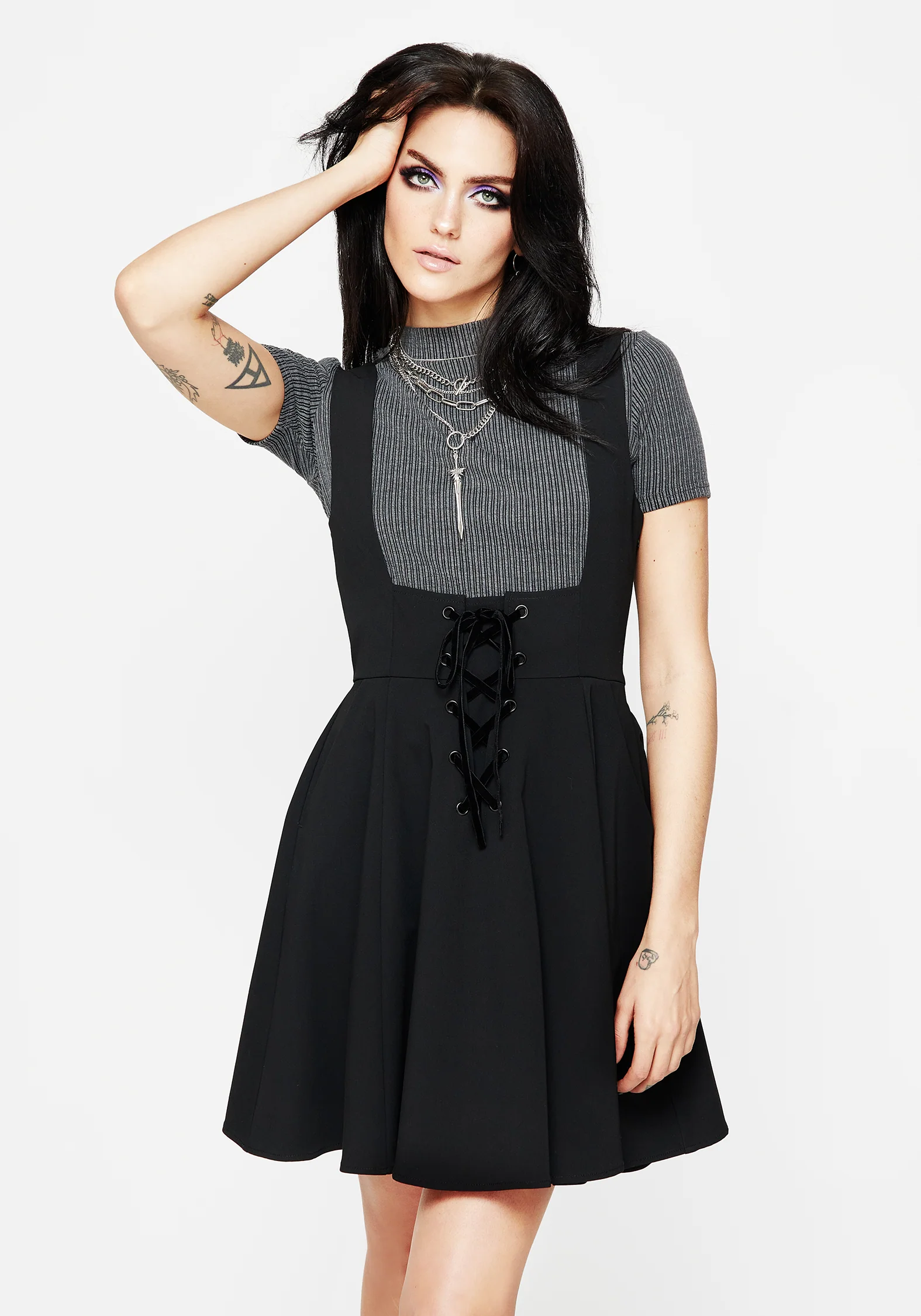 Bryony Striped Crop Top - Image 6