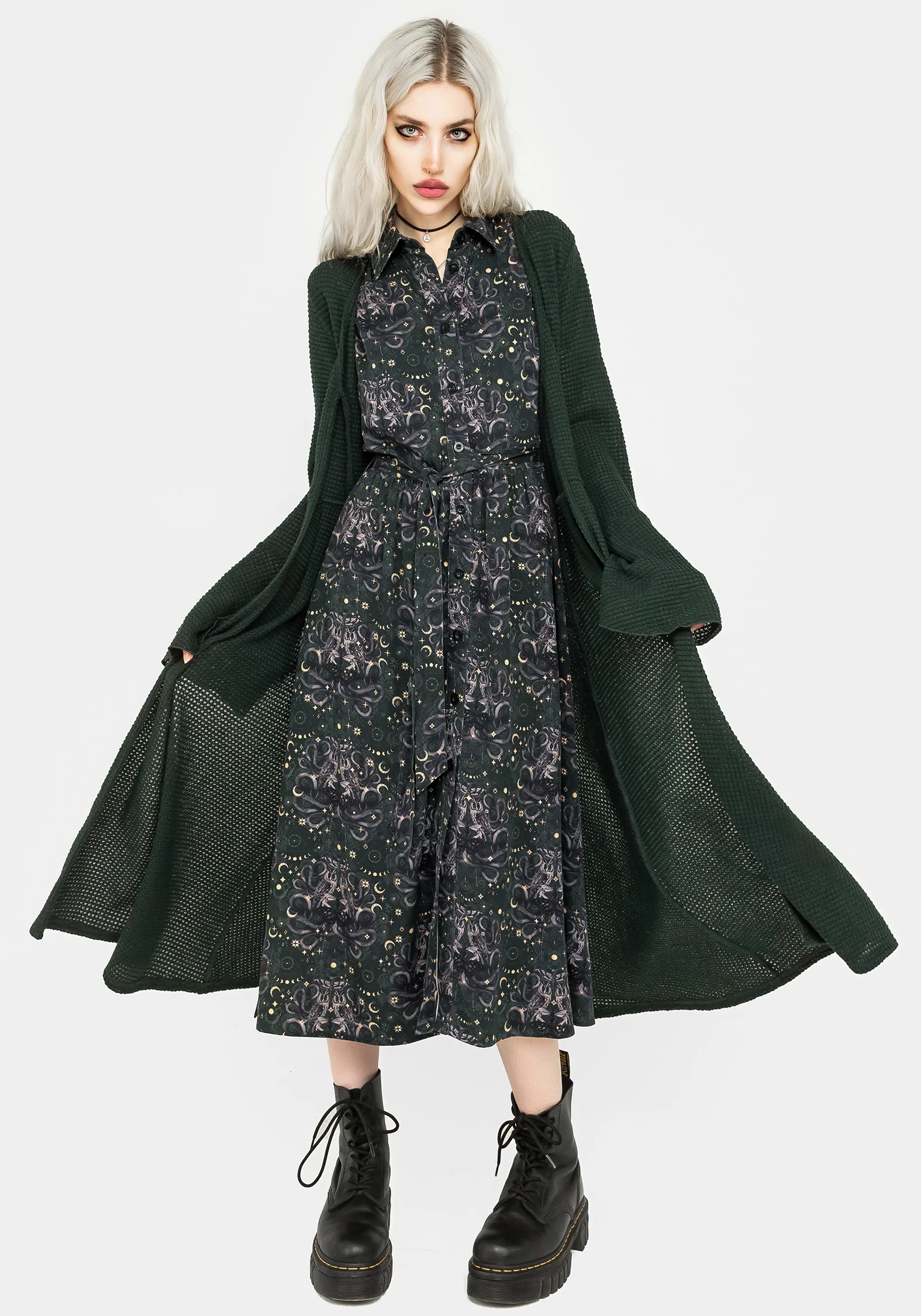 Cailleach Midi Shirt Dress - Image 9