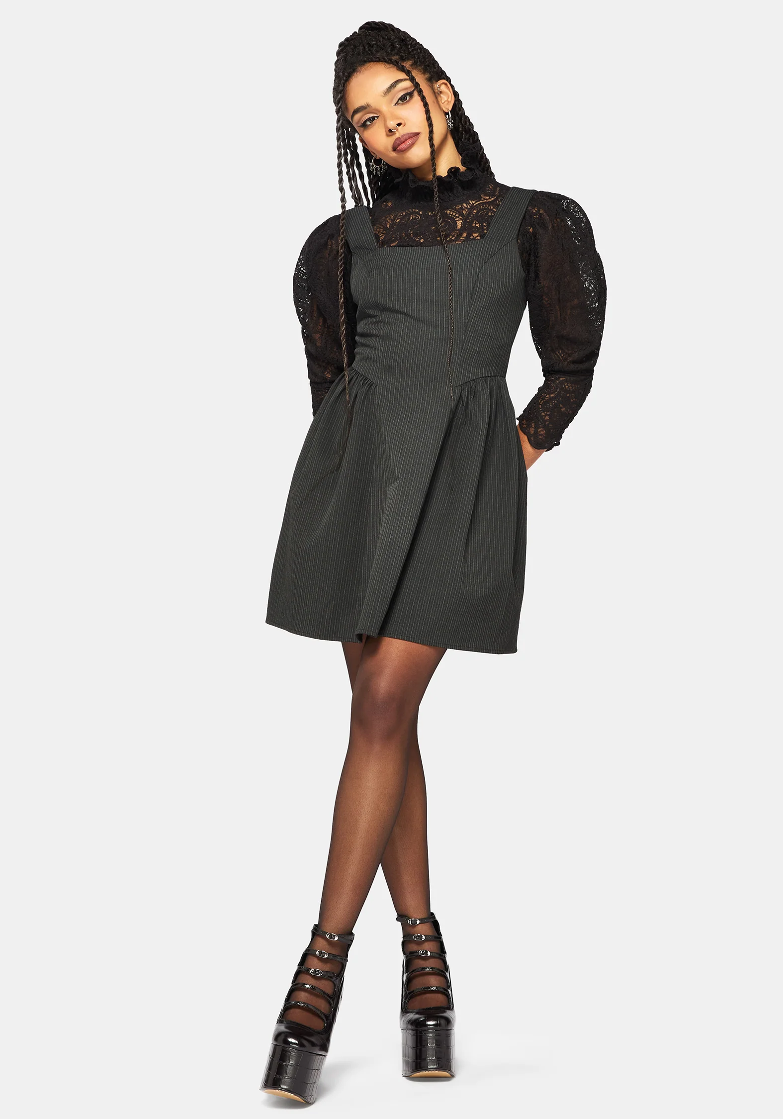 Cairn Stripe Corset Mini Dress - Image 6