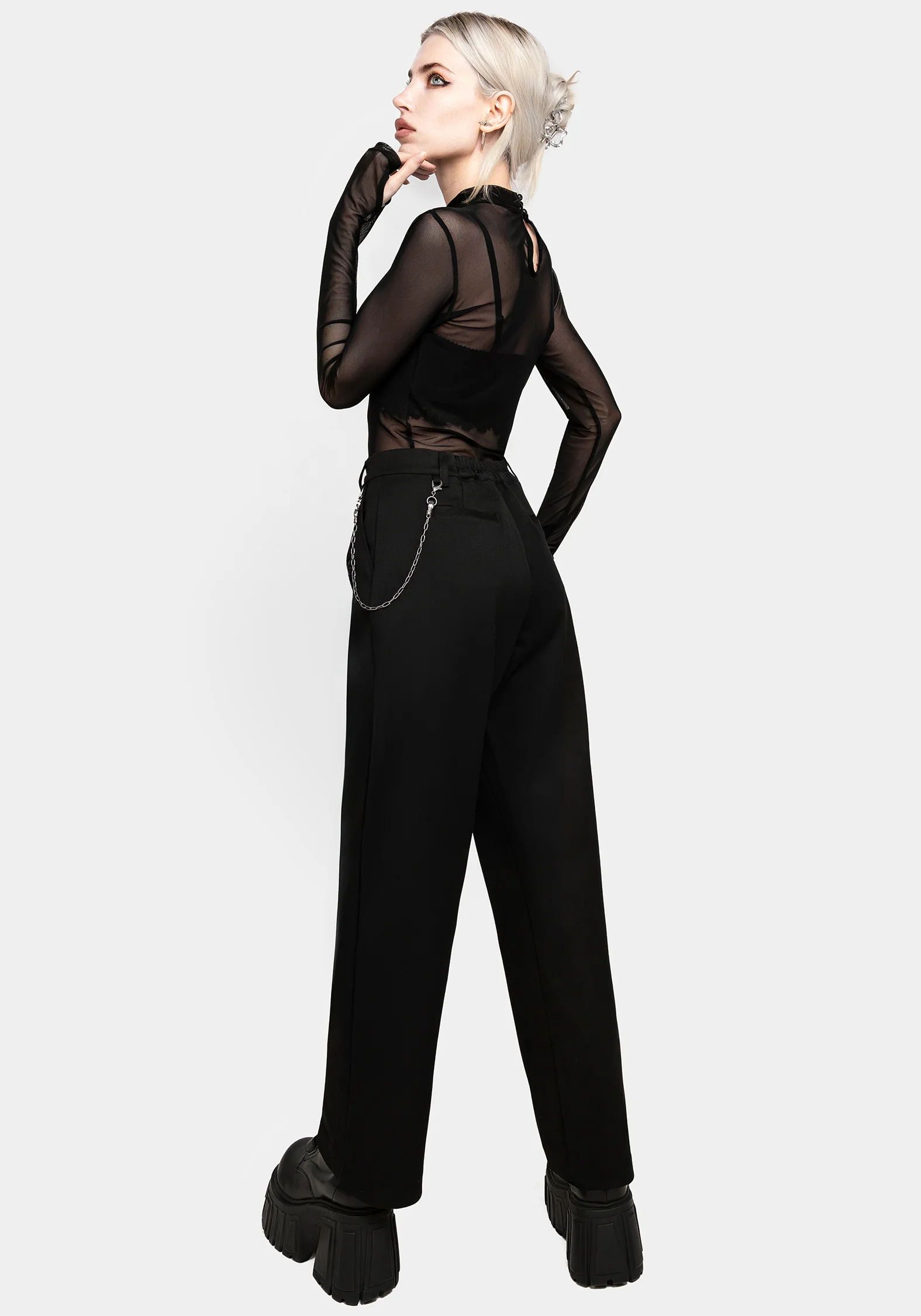 Carpal Chain Straight Leg Trousers - Image 5