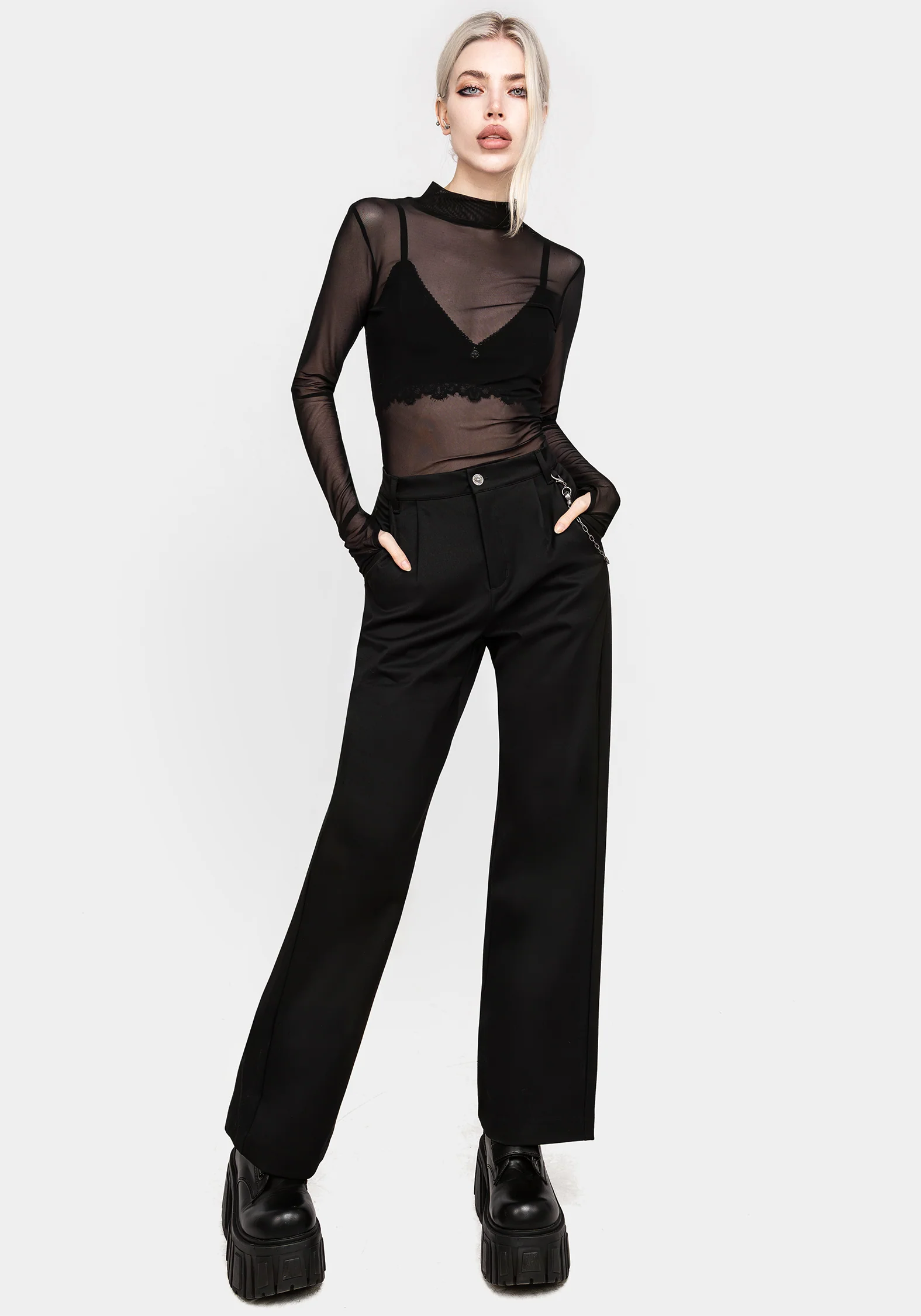 Carpal Chain Straight Leg Trousers - Image 6