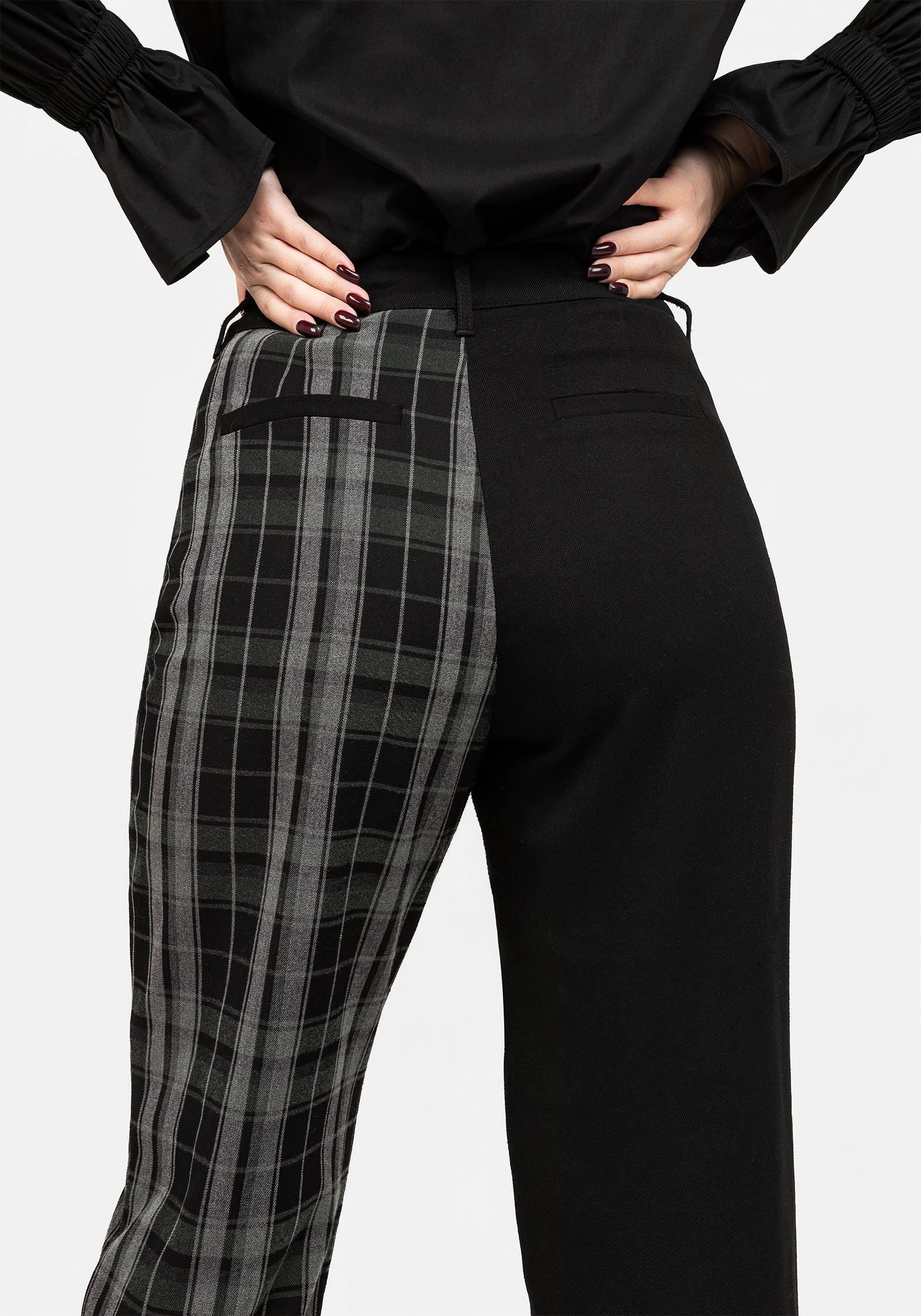 Checkmate High Waist Tapered Trousers - Image 5
