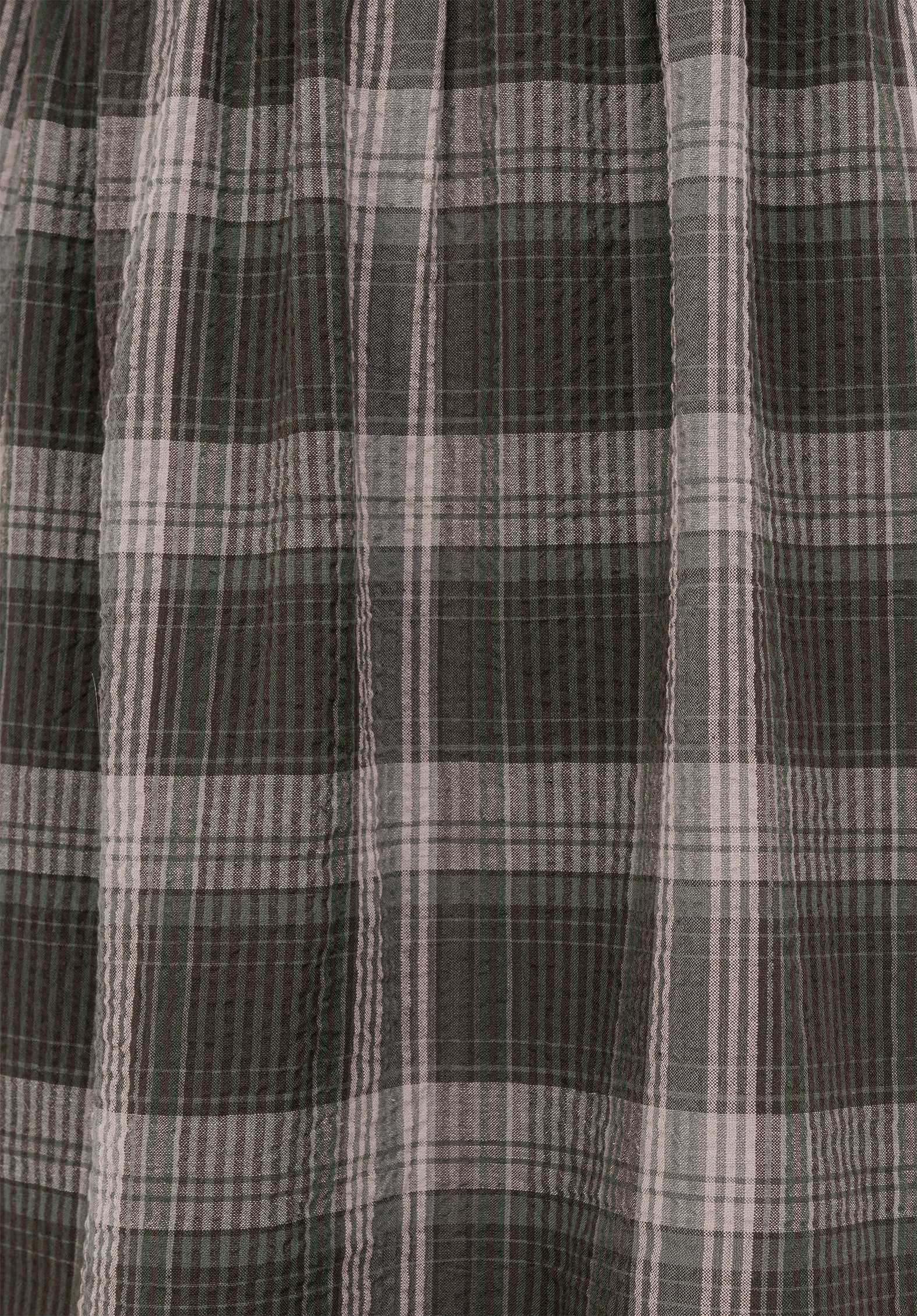 Clara Cotton Check Sleeveless Tiered Smock Midi Dress - Image 7