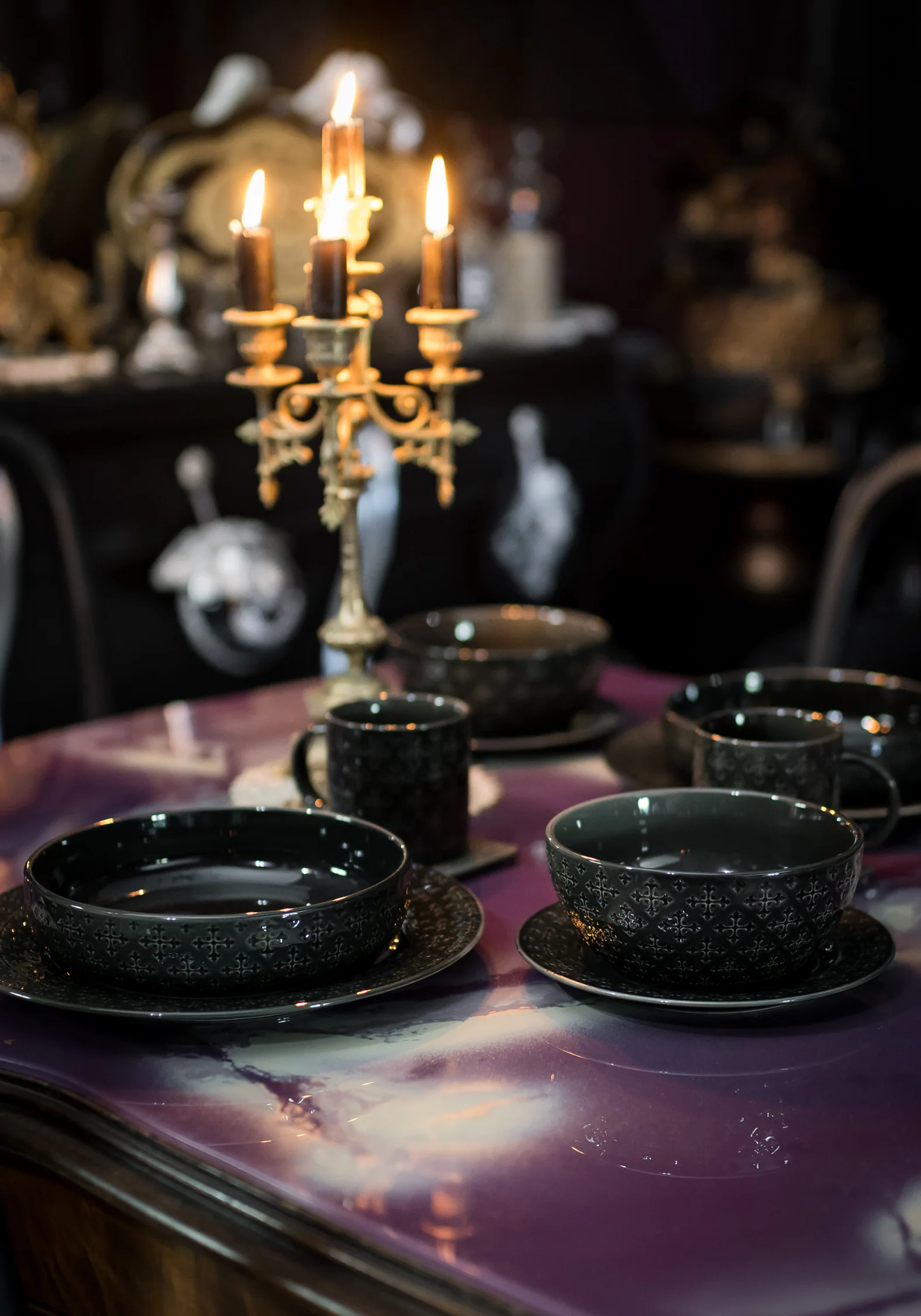Crux Debossed Ombre Bowl (4 Piece Set) - Image 7