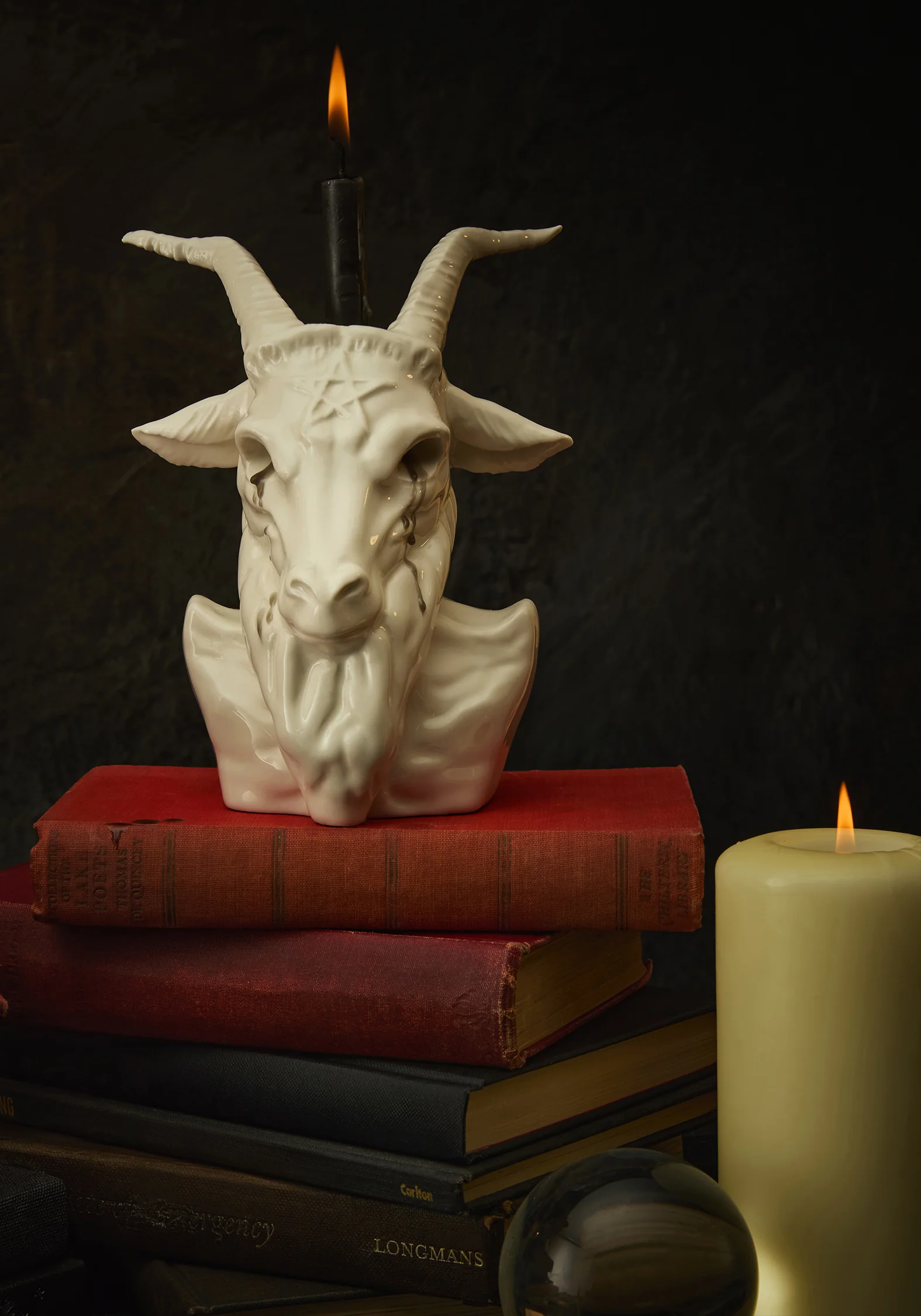 Crying Baphomet Candle Holder - Image 2