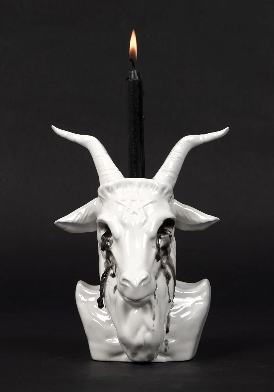 Crying Baphomet Candle Holder - Image 7