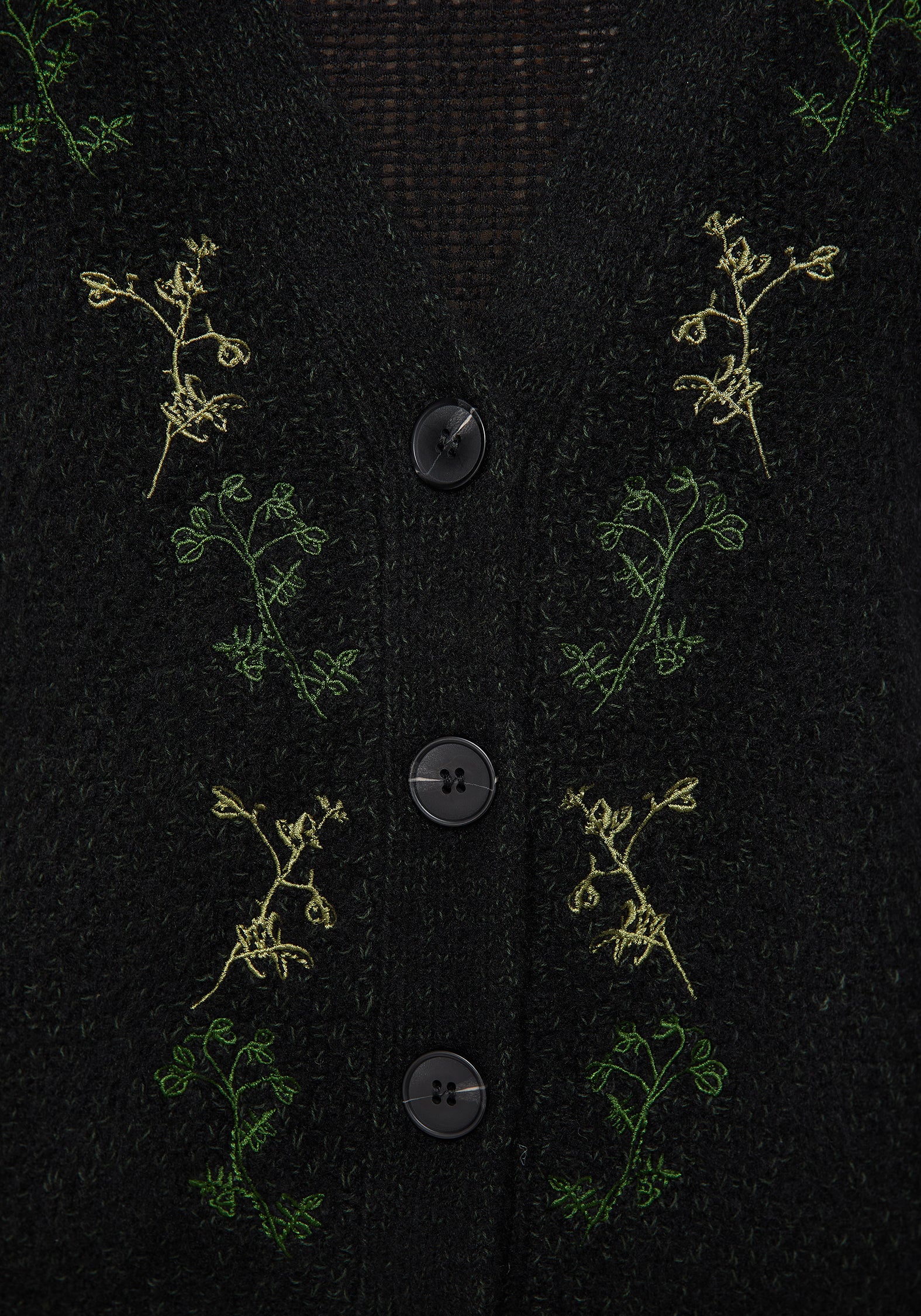 Dawsonia Embroidered Knit Crop Cardigan - Image 2