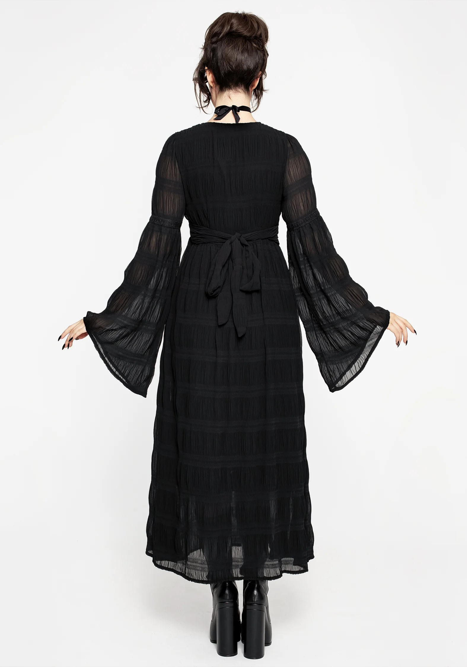 Deirdre Flute Sleeve Maxi Dress - Image 3