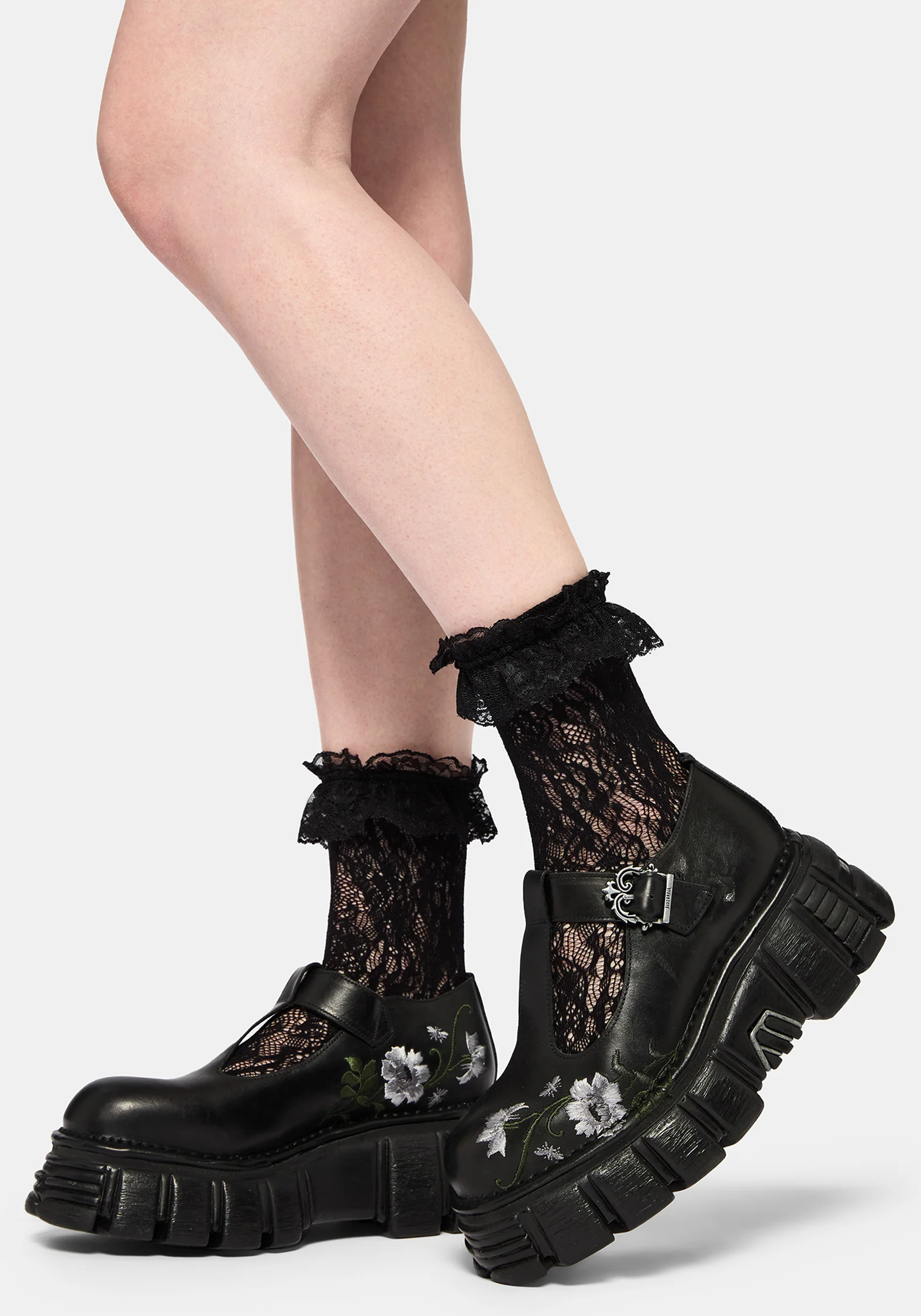 Disturbia x New Rock Aurelia Mary Janes - Image 2