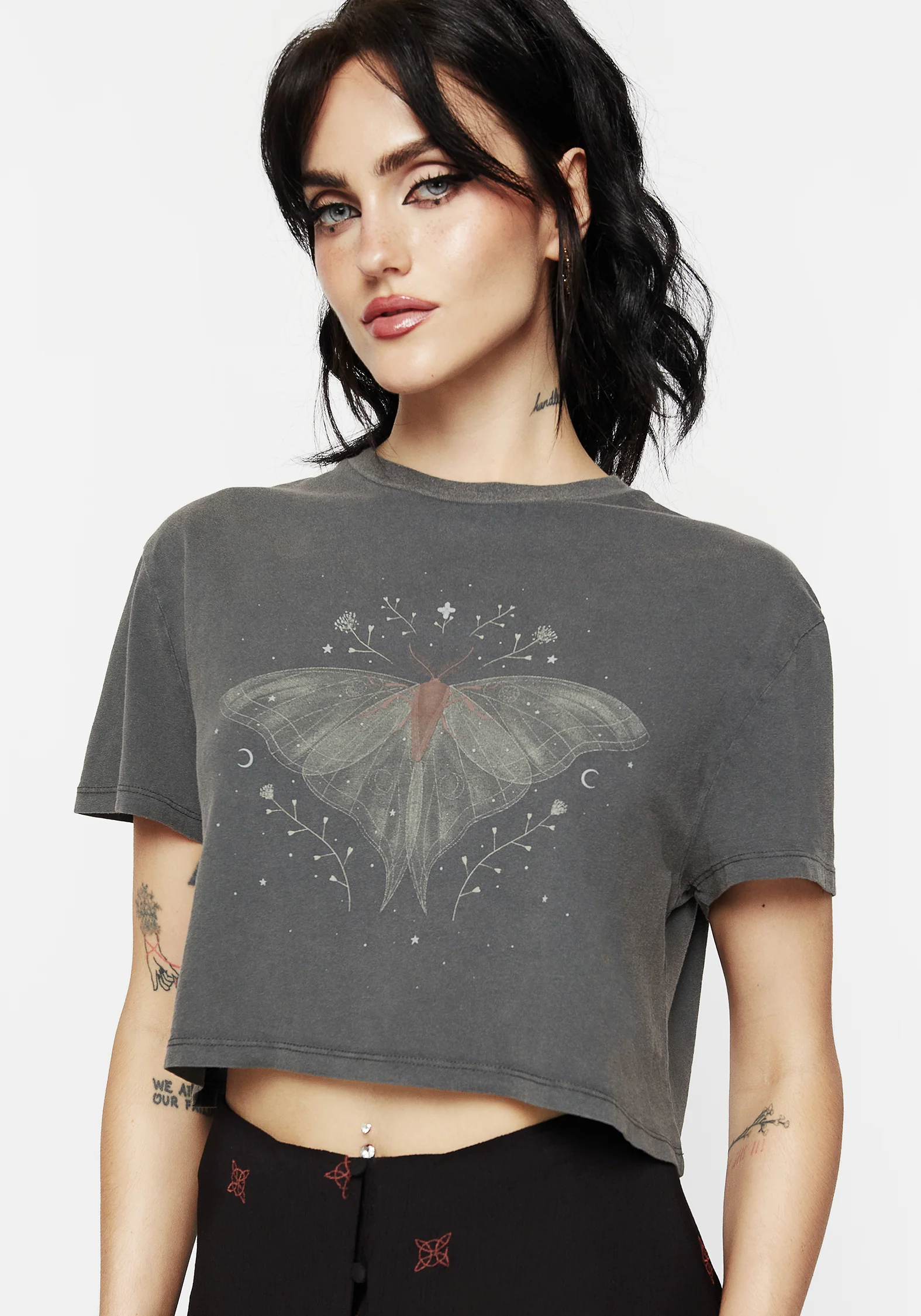 Drift Cotton-Blend Jersey Cropped T-Shirt - Image 4