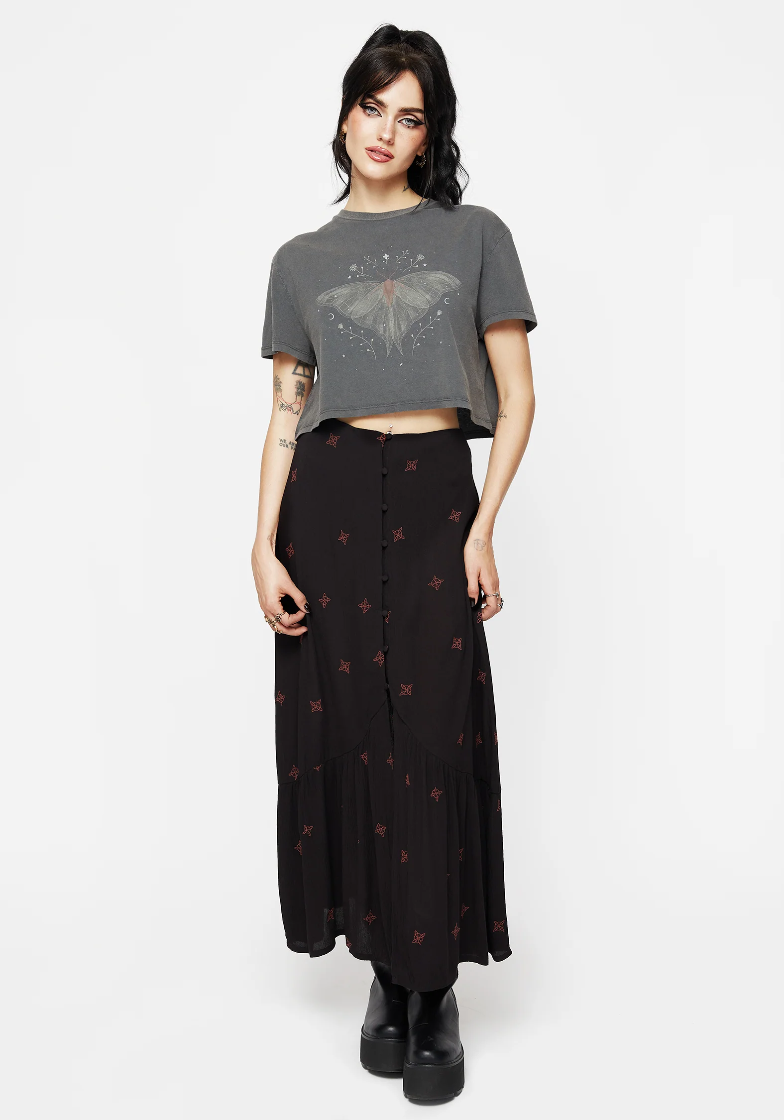 Drift Cotton-Blend Jersey Cropped T-Shirt - Image 7