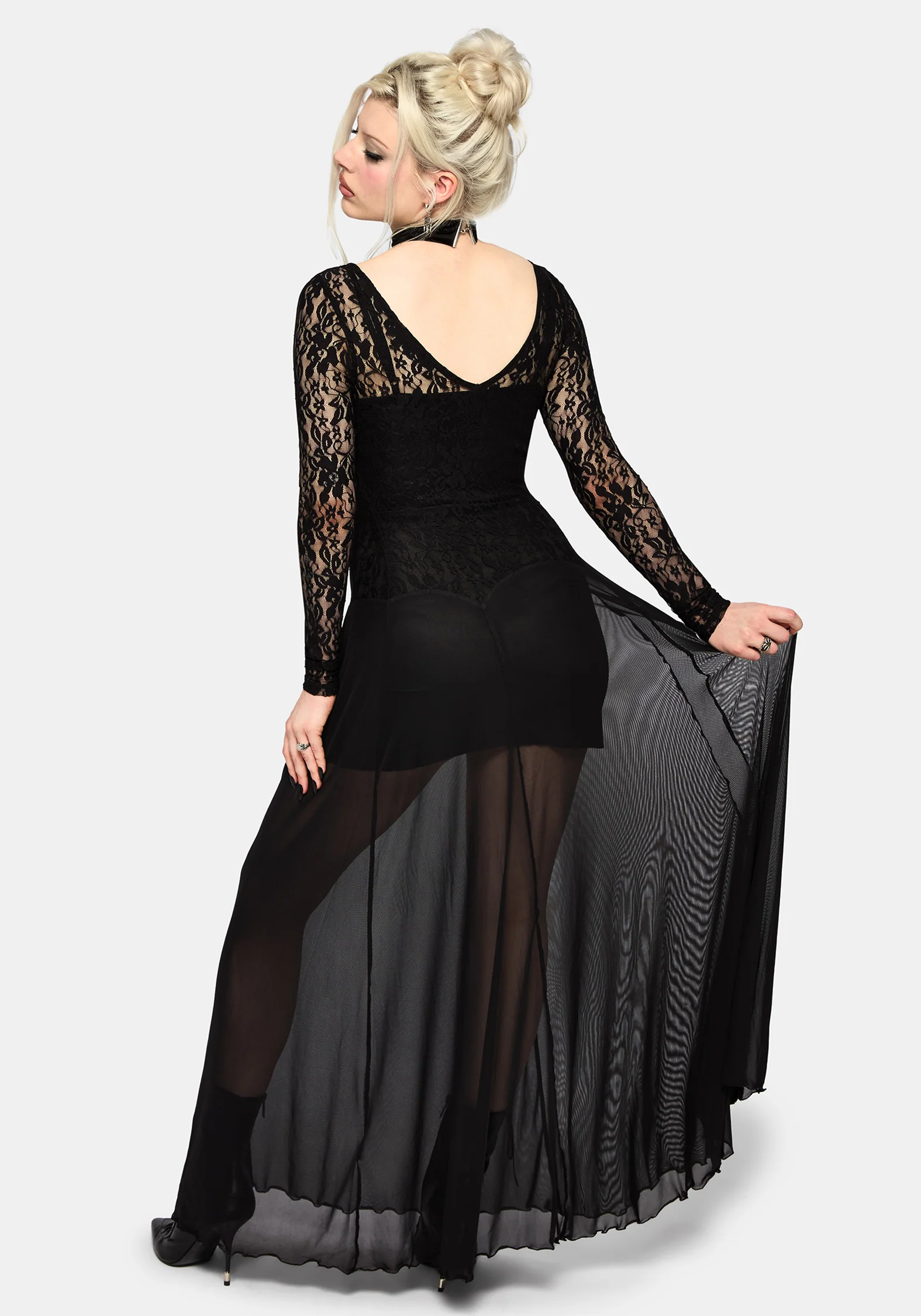 Eltharia Lace Bodice Maxi Dress - Image 3
