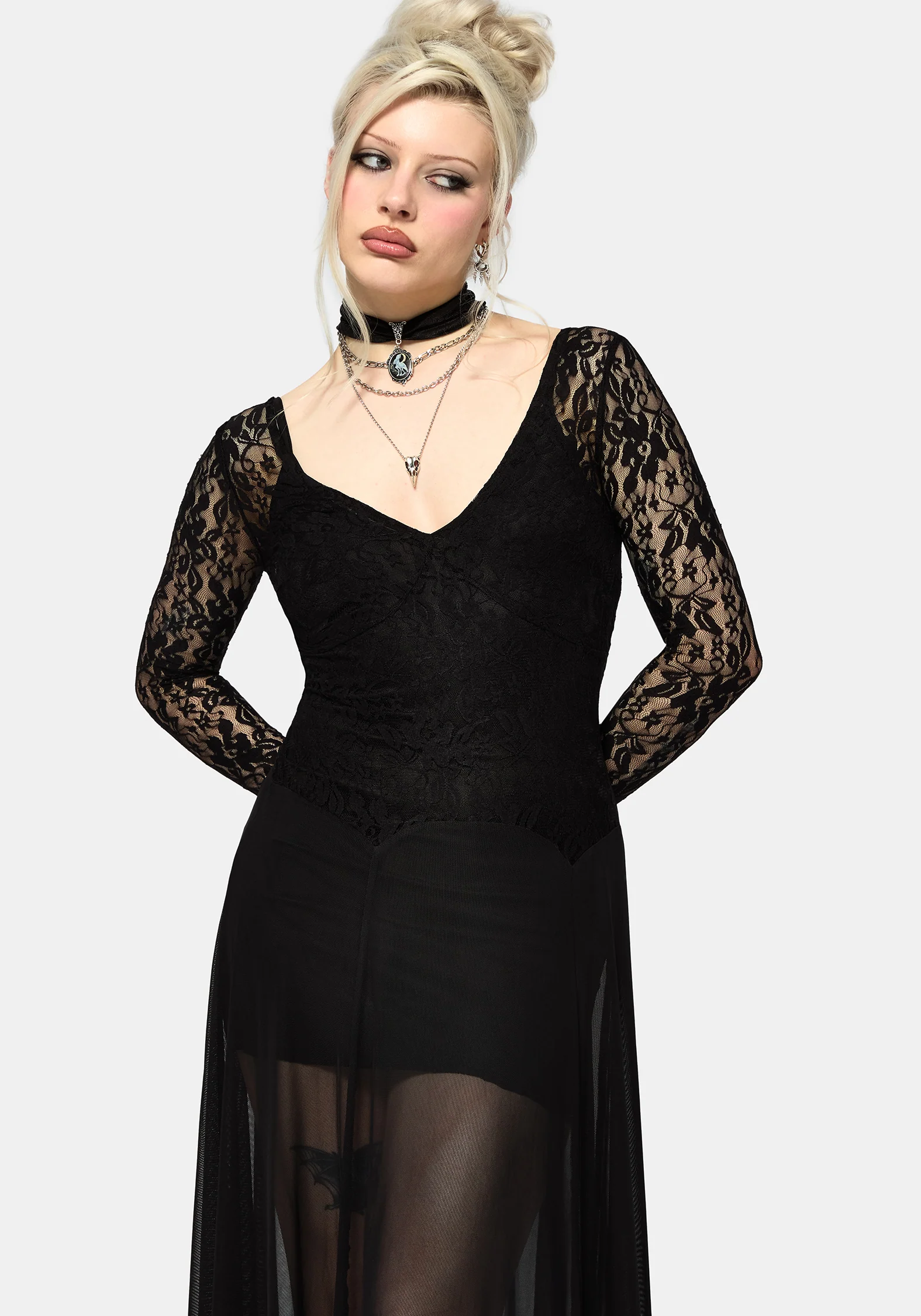 Eltharia Lace Bodice Maxi Dress - Image 5