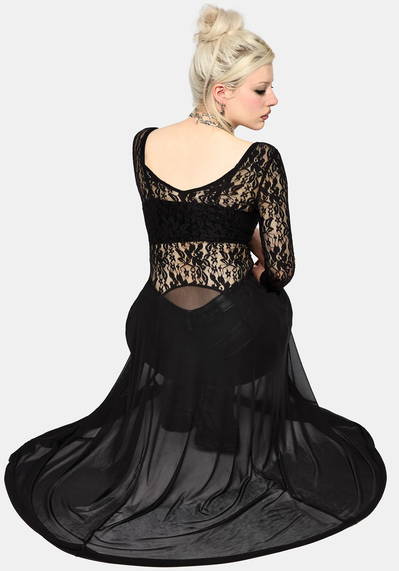 Eltharia Lace Bodice Maxi Dress - Image 7