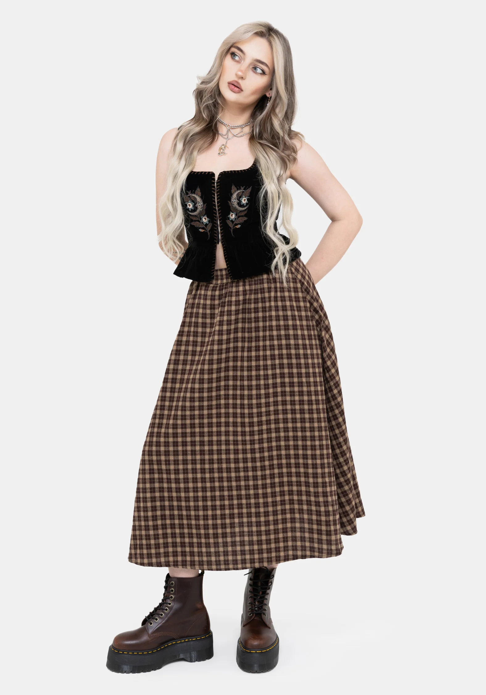 Eria Celestial Embroidered Waistcoat Corset - Image 7