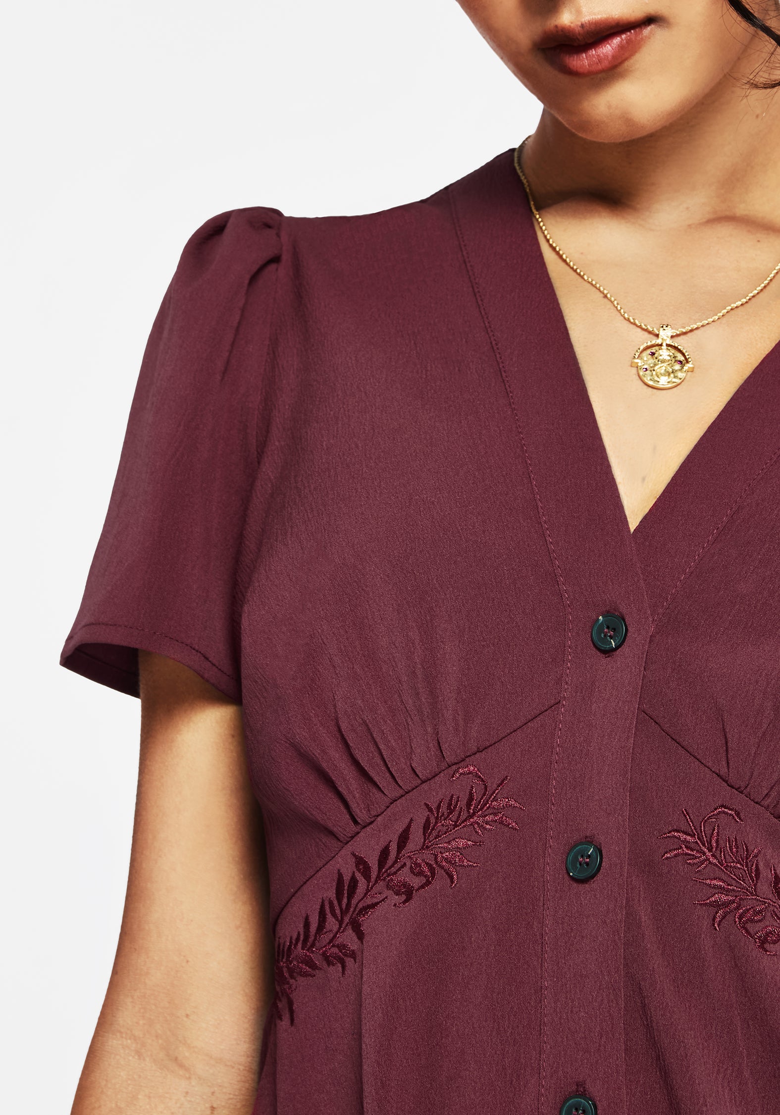 Essence Short Sleeve Mini Dress - Image 2