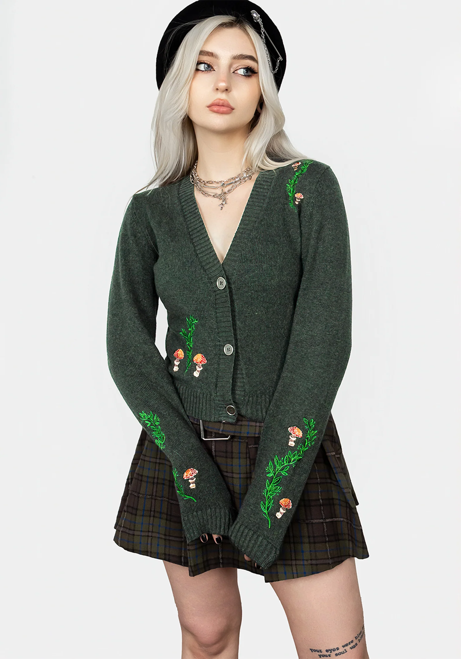 Fable Embroidered Cardigan - Image 7