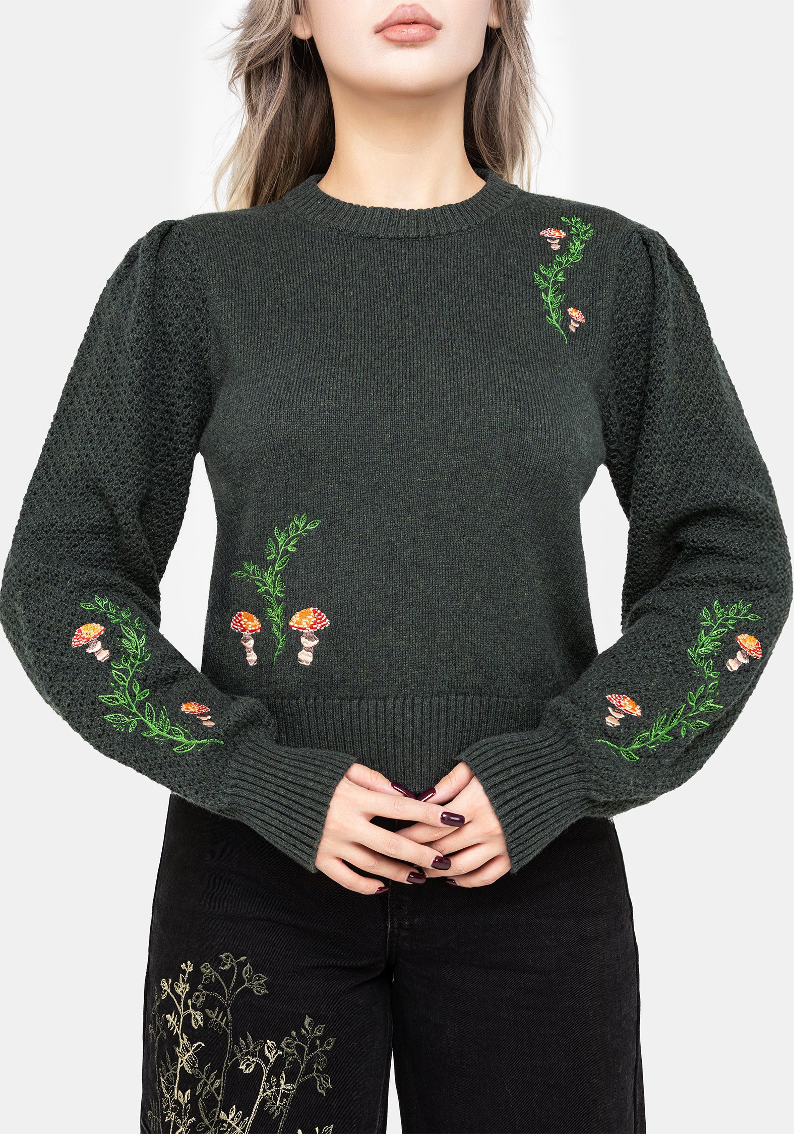 Fable Embroidered Jumper - Image 3