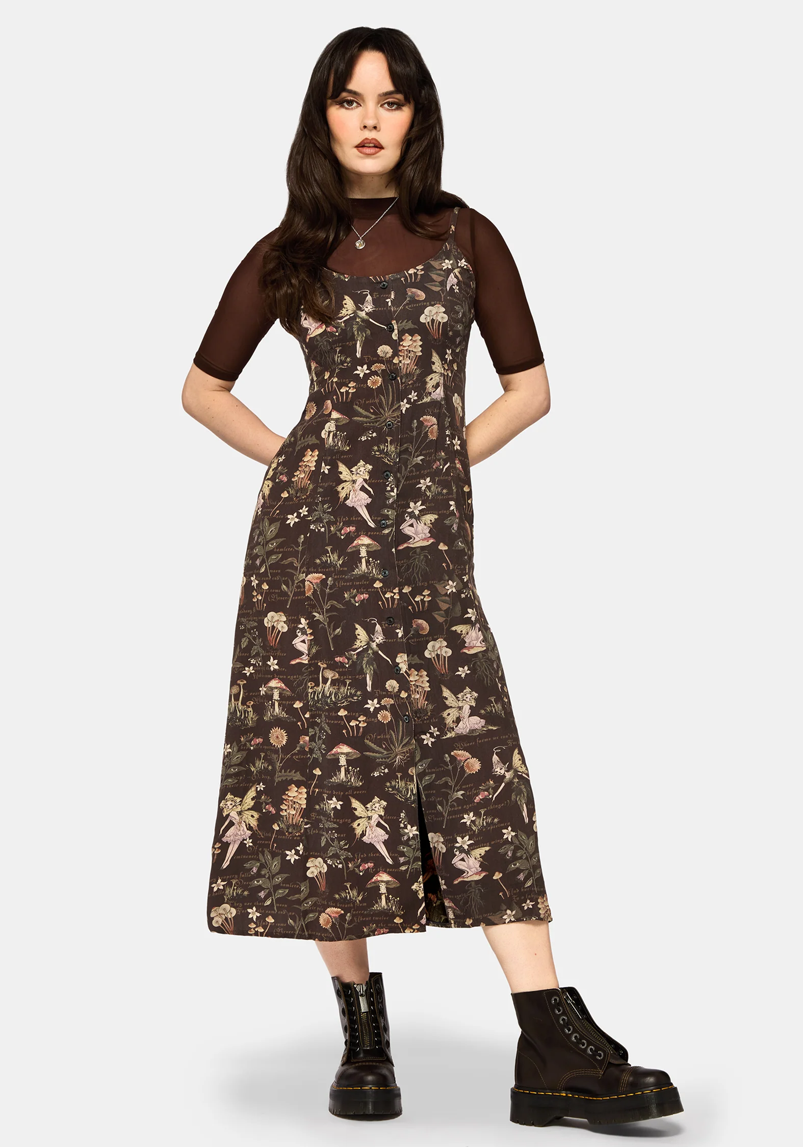 Faela Fairy Button Down Cami Midaxi Dress - Image 7