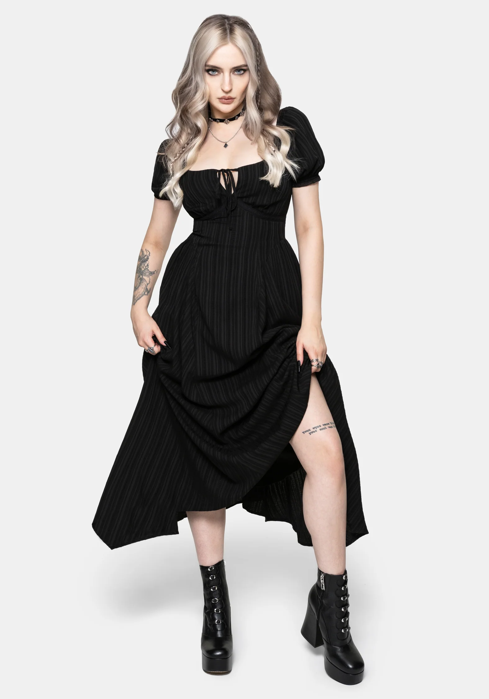 Fenella Keyhole Midi Dress - Image 4