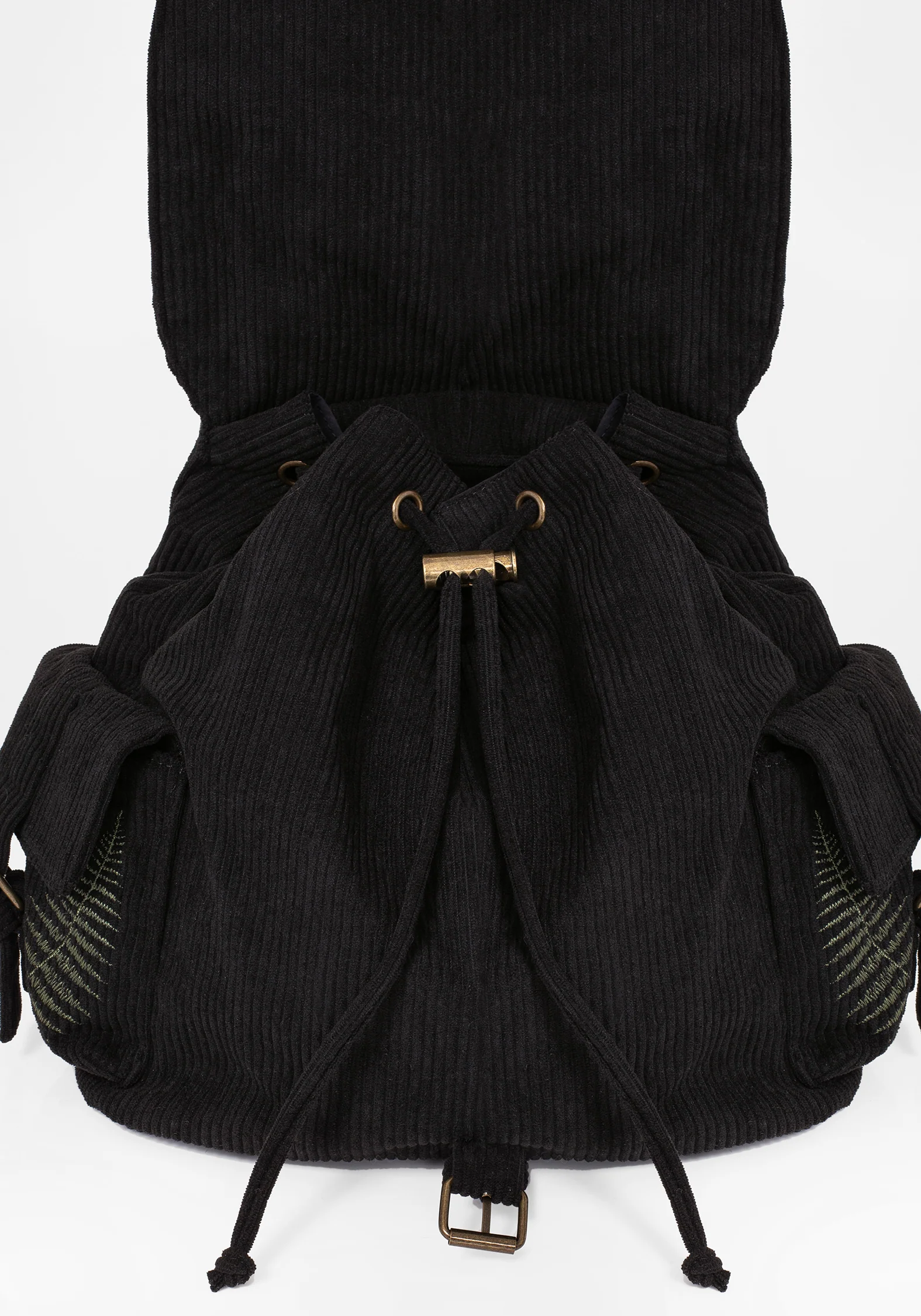 Fern Embroidered Satchel Backpack - Image 8