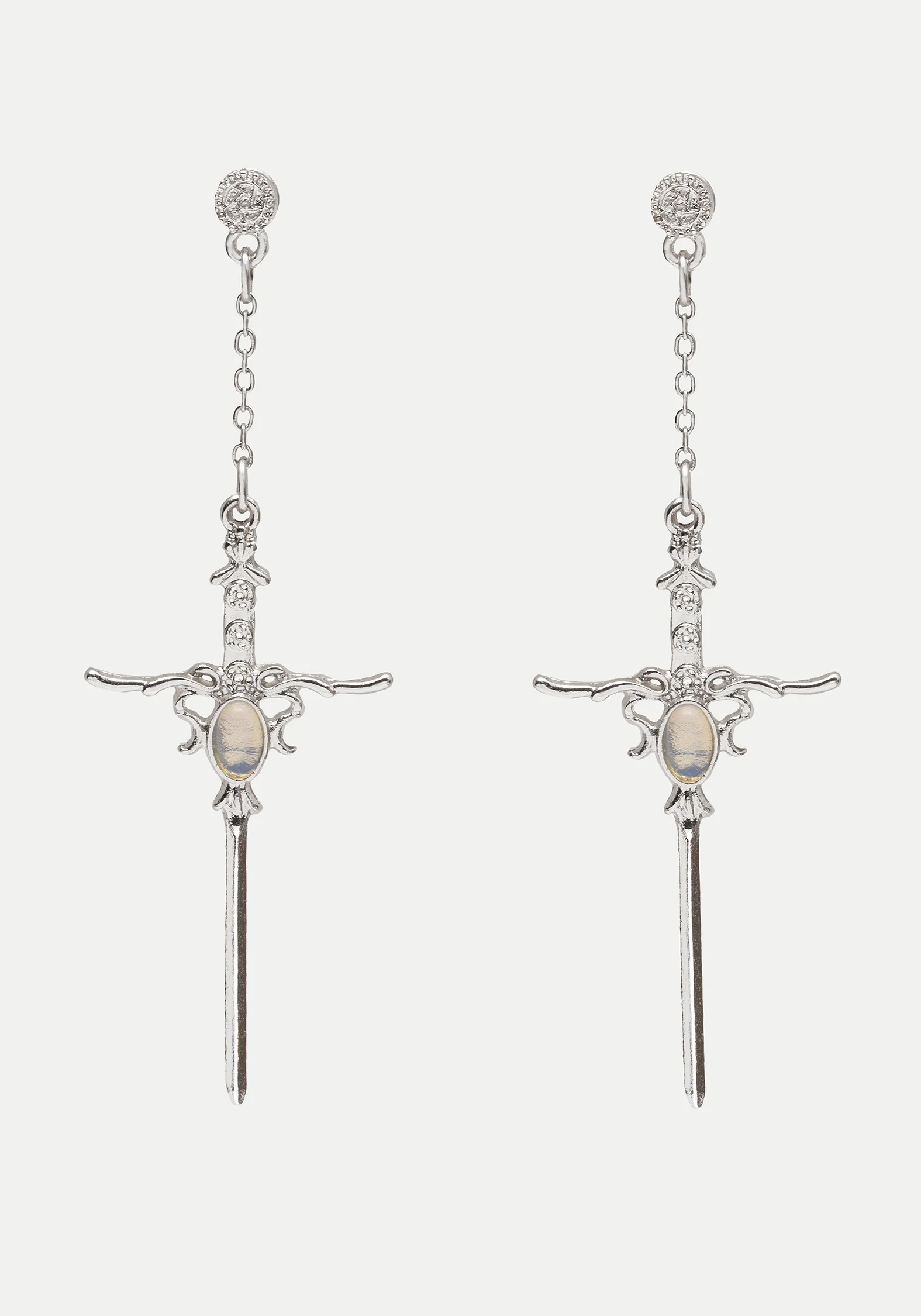 Galatine Opal Sword Earrings - Image 3