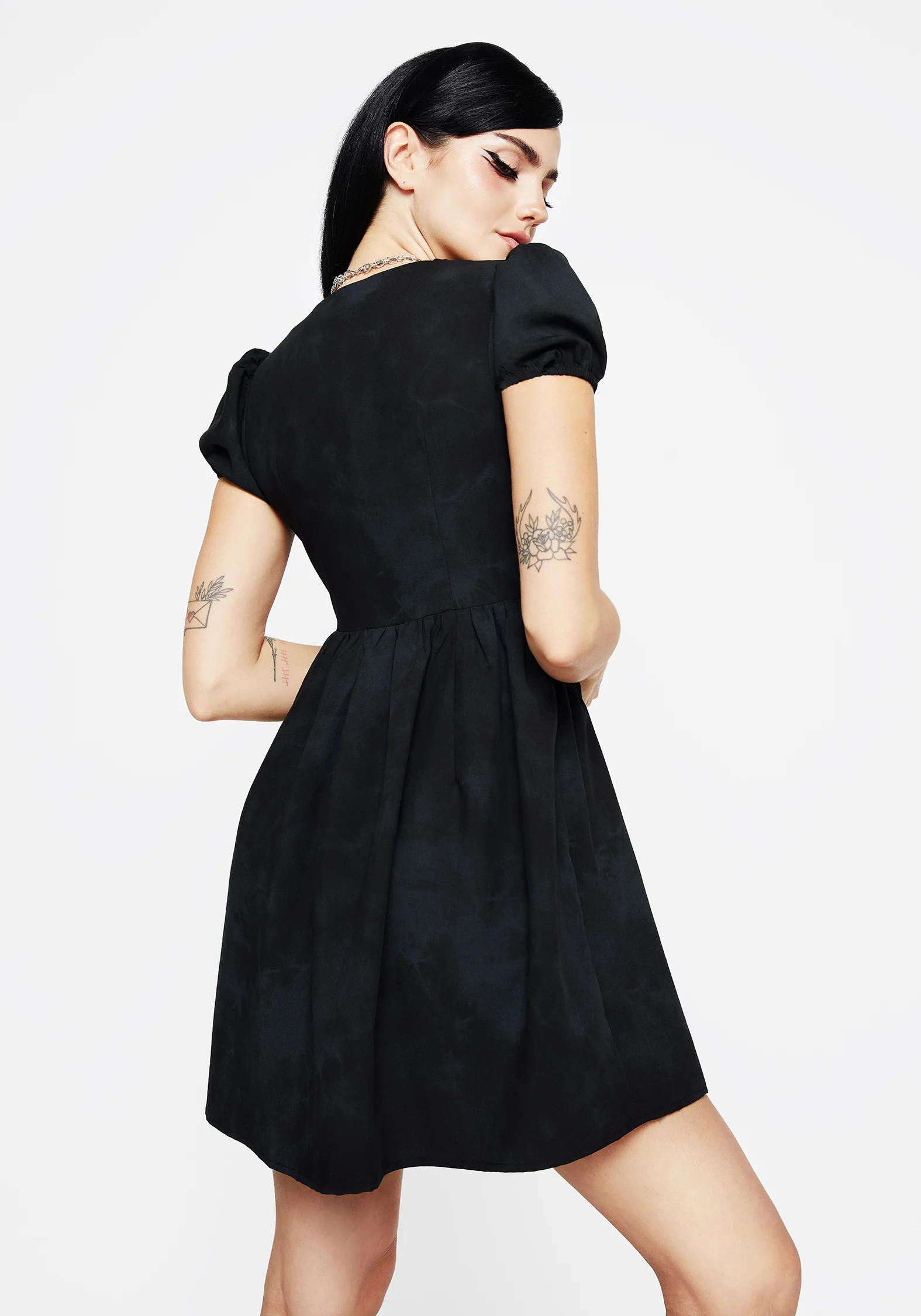 Gladys Button Up Mini Dress - Image 3