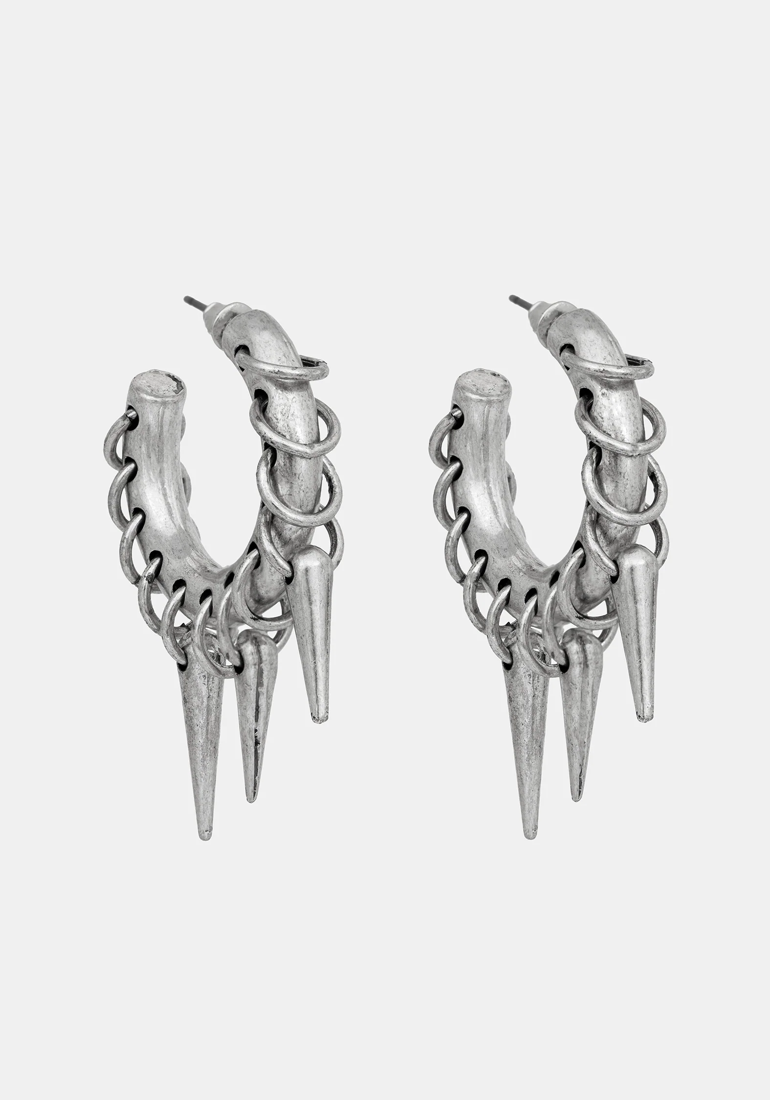 Gloryx Spike Pierced Hoops