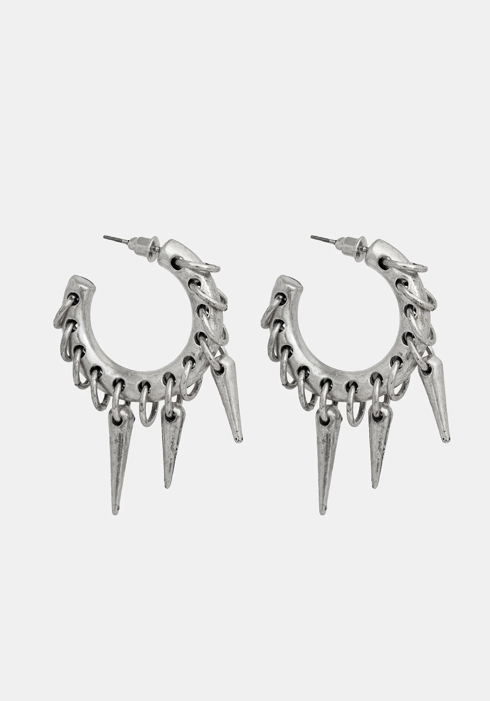 Gloryx Spike Pierced Hoops - Image 3