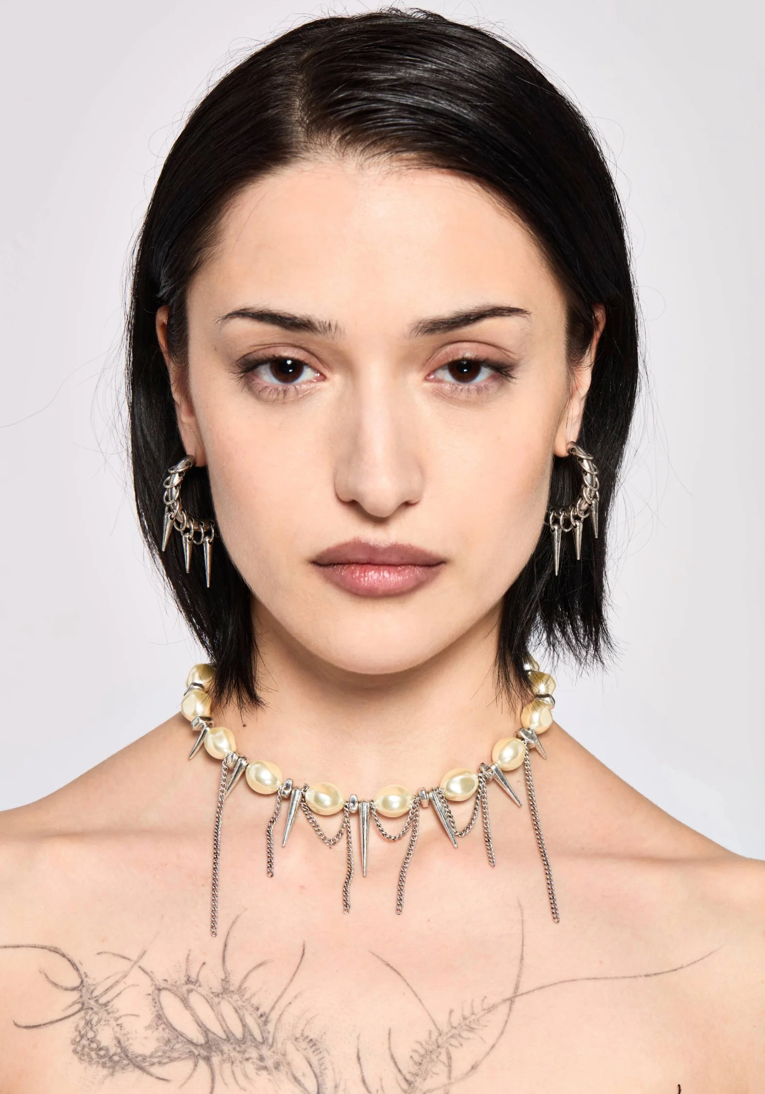 Gloryx Spike Pierced Hoops - Image 6